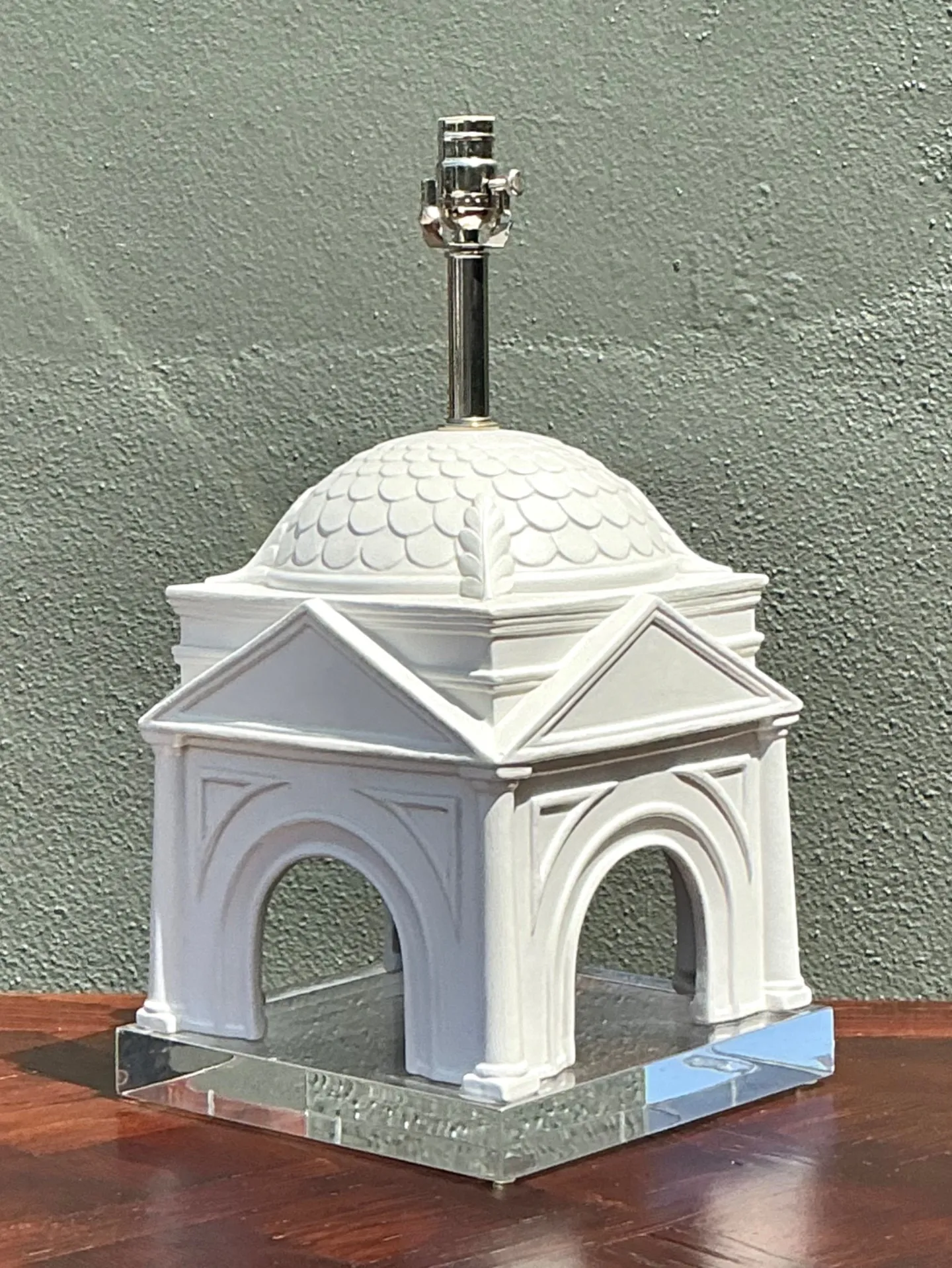 Vintage Architectural Ceramic Table Lamp — additional photo 6