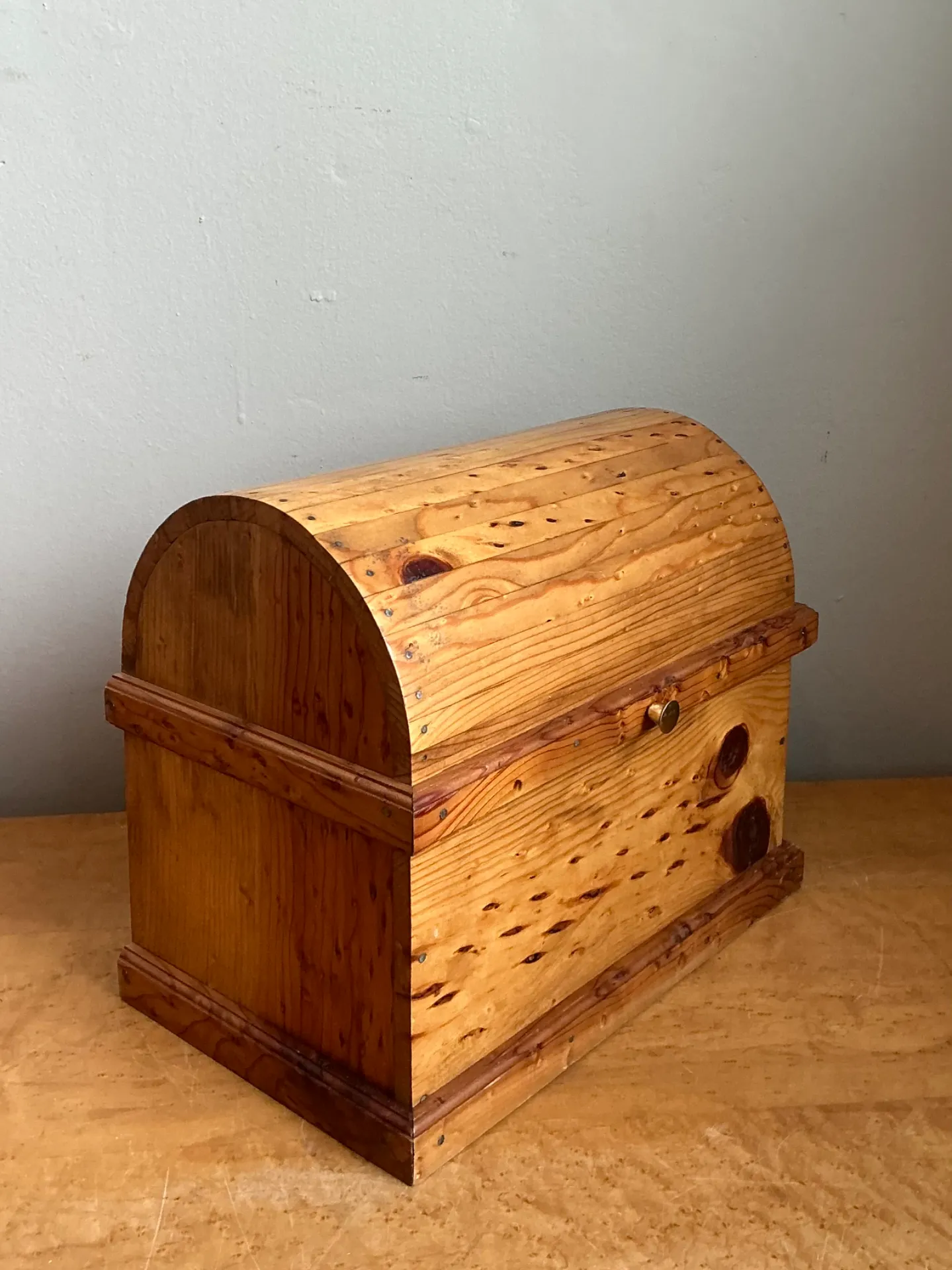 Vintage Wooden Treasure Chest Box — additional photo 8