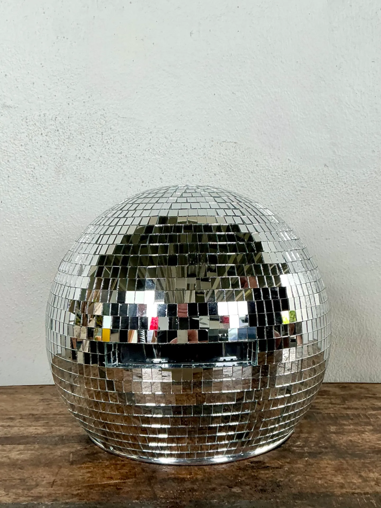 Vintage Mirrored Glass Disco Ball Helmet — additional photo 1