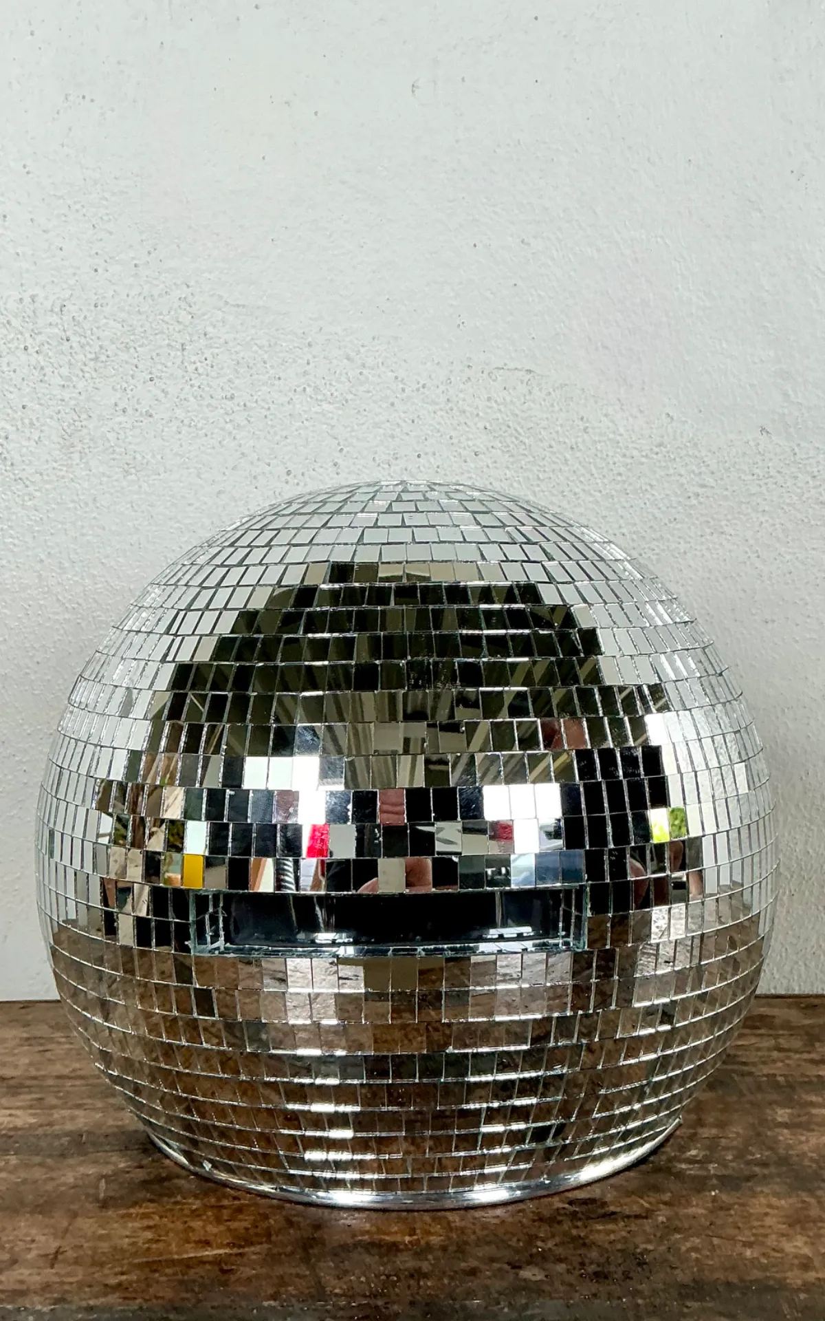 Vintage Mirrored Glass Disco Ball Helmet — additional photo 1