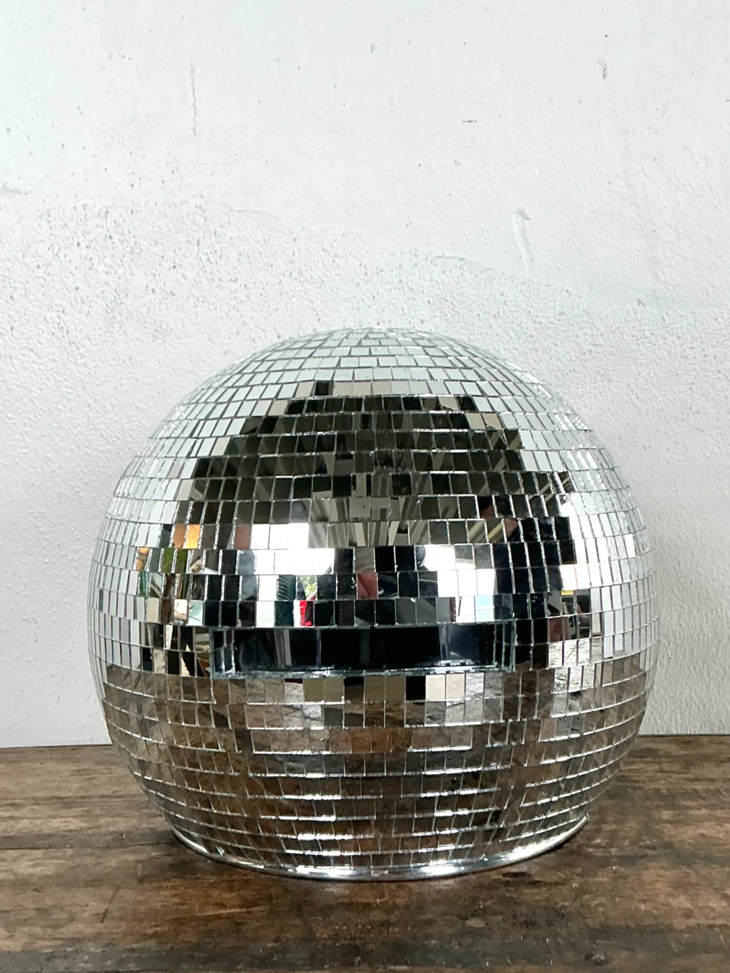 Vintage Mirrored Glass Disco Ball Helmet — additional photo 2