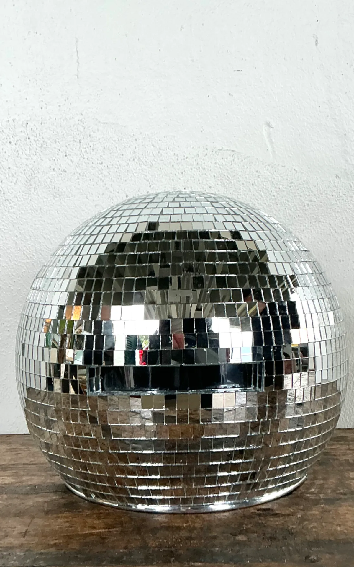 Vintage Mirrored Glass Disco Ball Helmet — additional photo 2