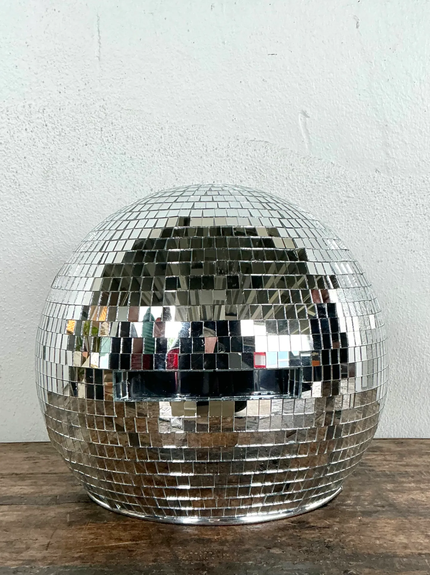 Vintage Mirrored Glass Disco Ball Helmet — additional photo 7