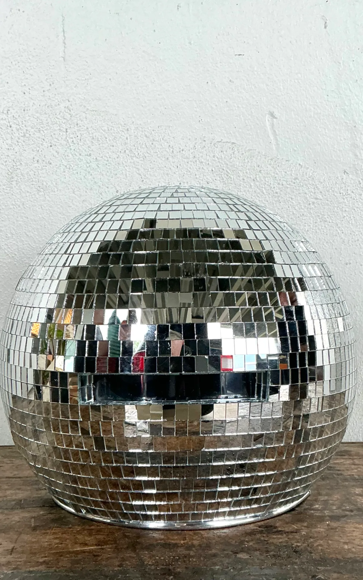 Vintage Mirrored Glass Disco Ball Helmet — additional photo 7