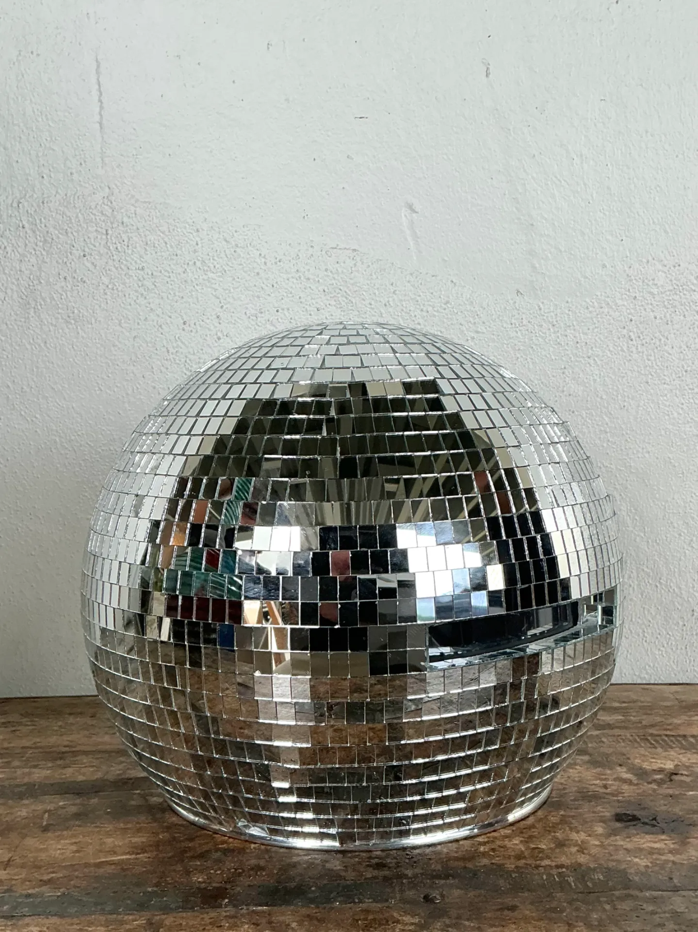 Vintage Mirrored Glass Disco Ball Helmet — additional photo 8