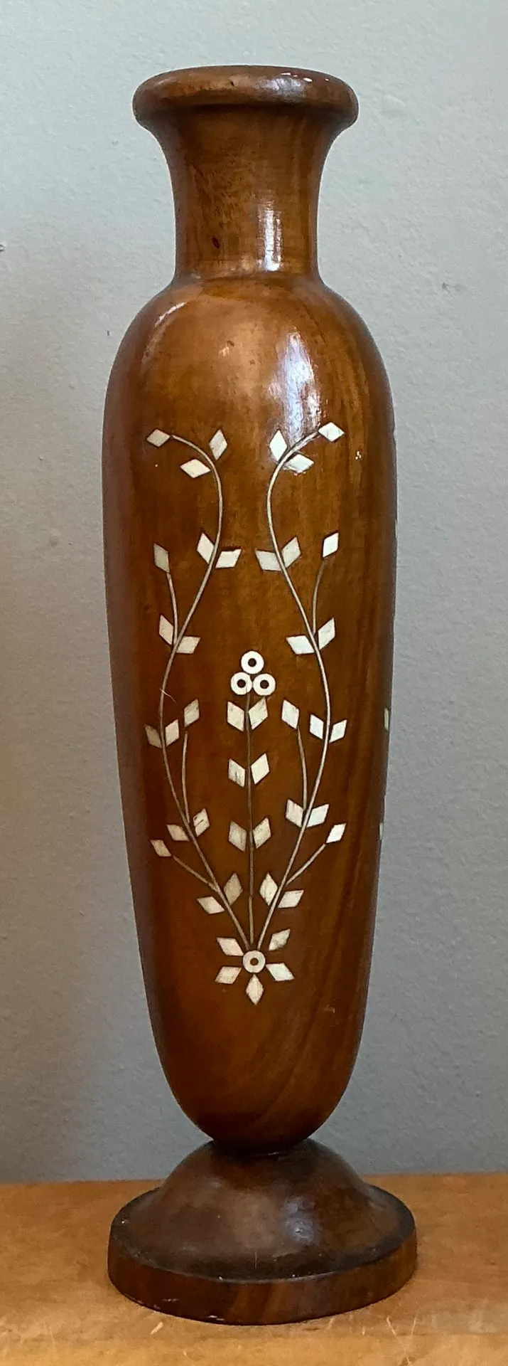 Vintage Mother of Pearl Inlay Vase — additional photo 7