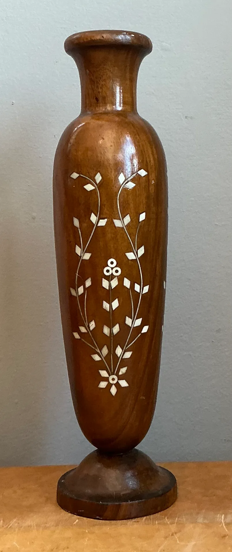 Vintage Mother of Pearl Inlay Vase — additional photo 8