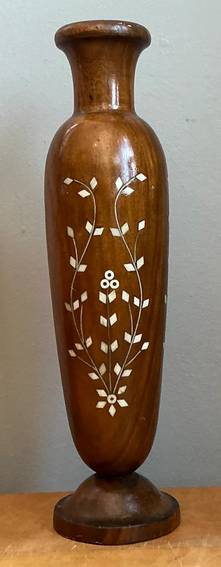 Vintage Mother of Pearl Inlay Vase — additional photo 3