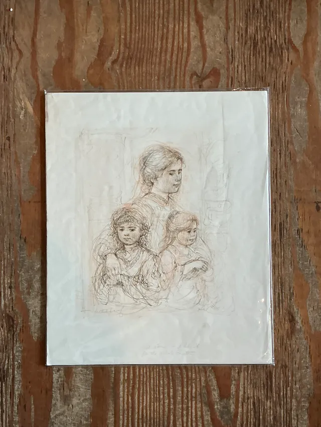 Hibble Vintage Family Portrait Lithograph — additional photo 6