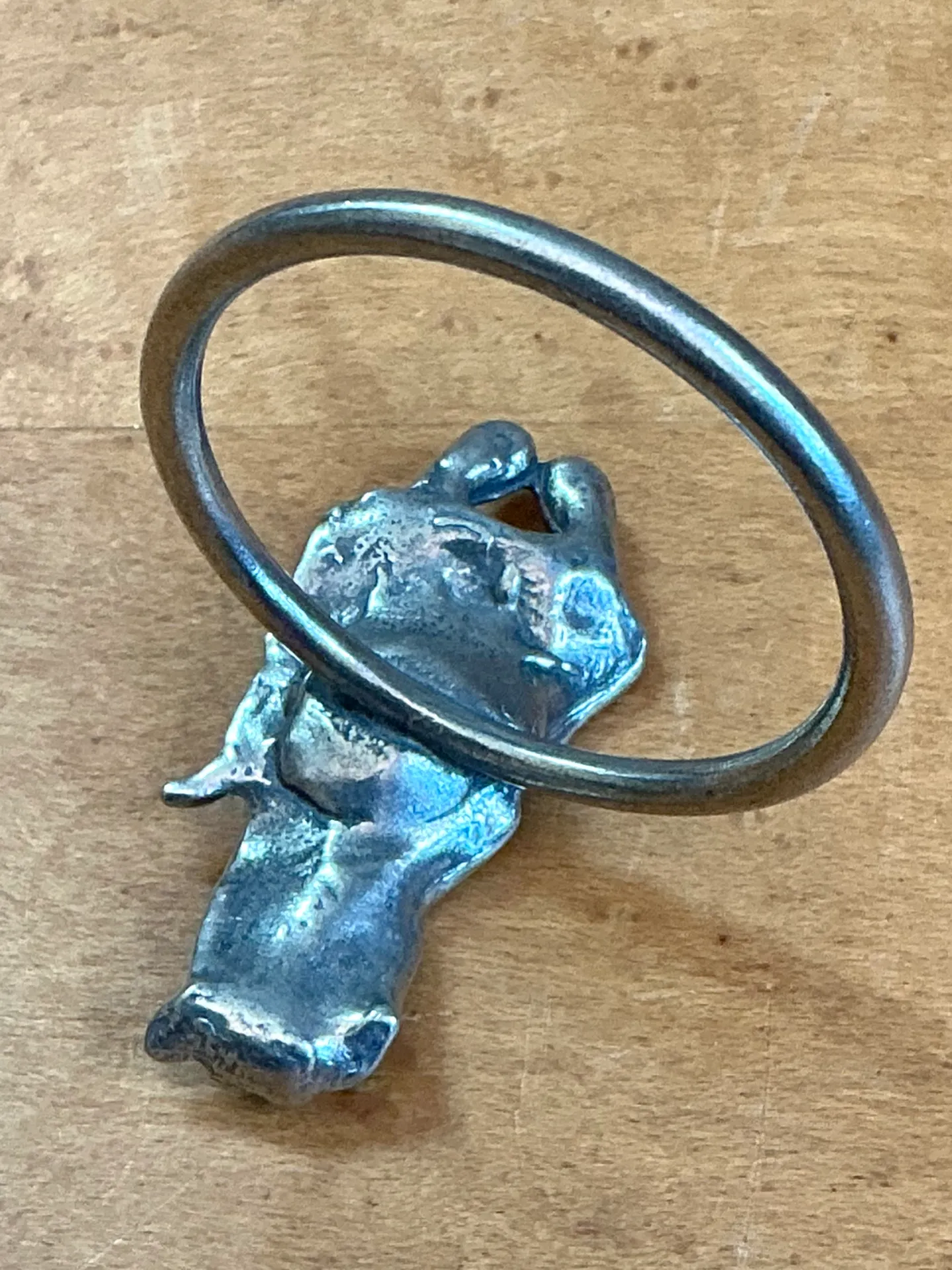Vintage Embracing Figures Napkin Rings — additional photo 2