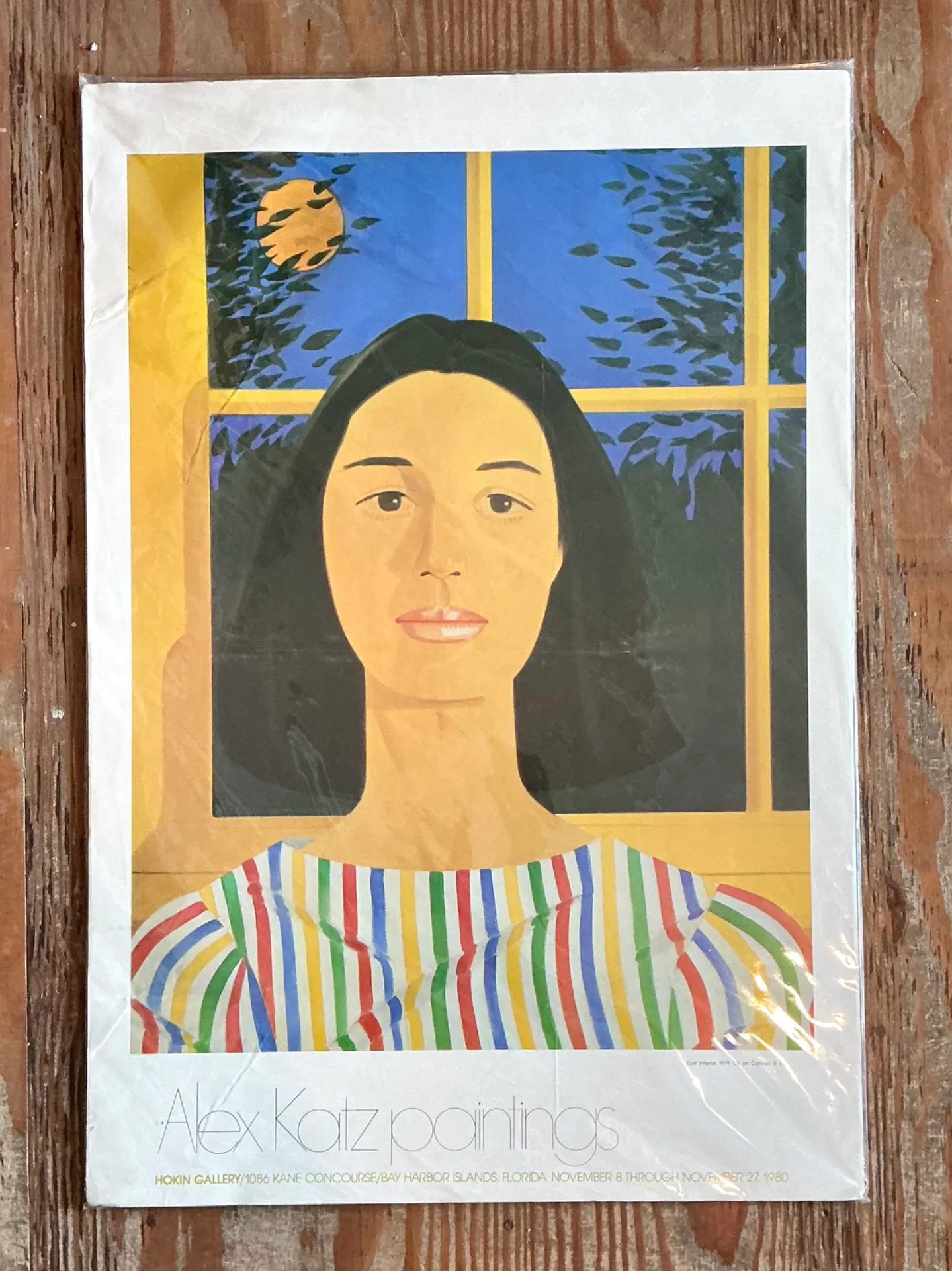 1980 Alex Katz Hokin Gallery Exhibition Poster — additional photo 2