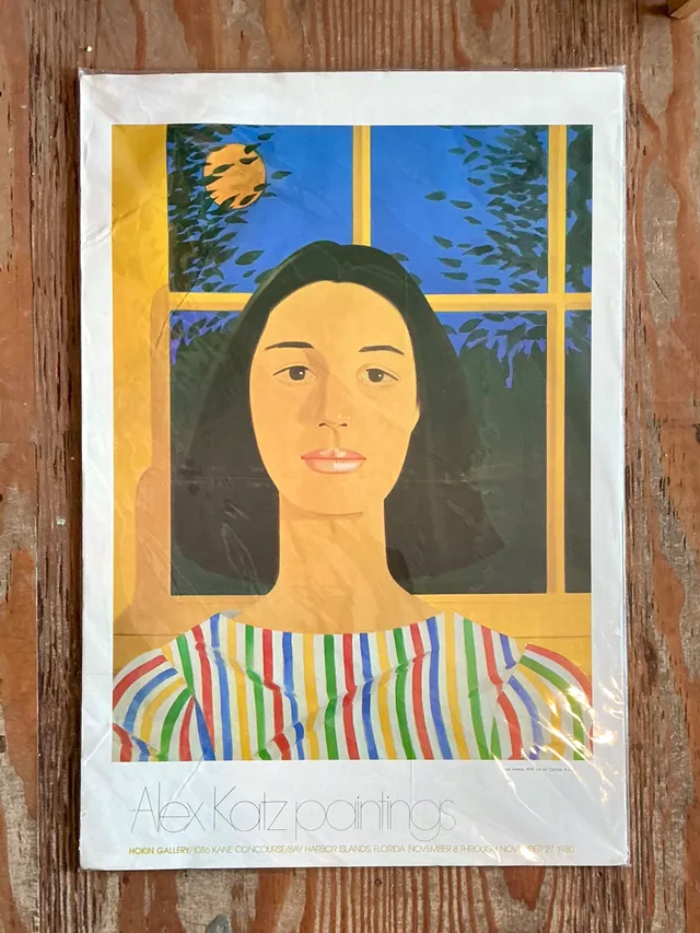 1980 Alex Katz Hokin Gallery Exhibition Poster — additional photo 4
