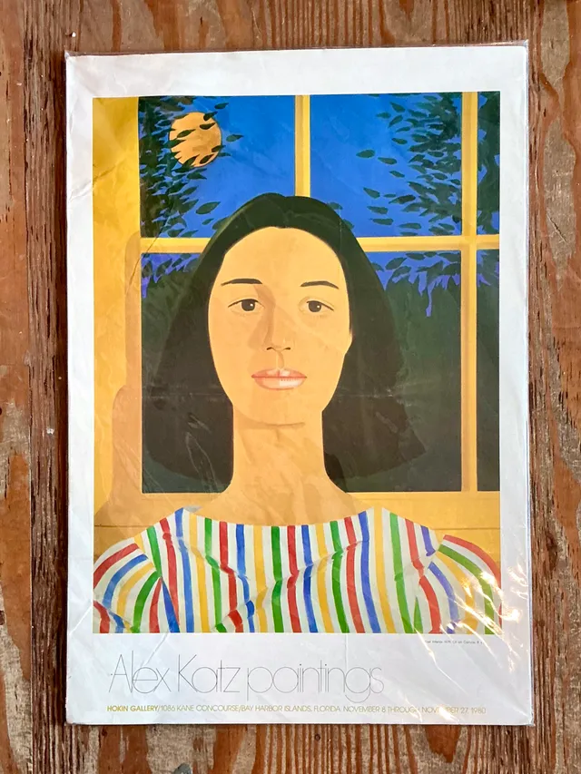 1980 Alex Katz Hokin Gallery Exhibition Poster — additional photo 5