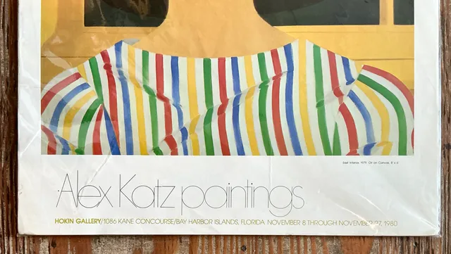 1980 Alex Katz Hokin Gallery Exhibition Poster — additional photo 3