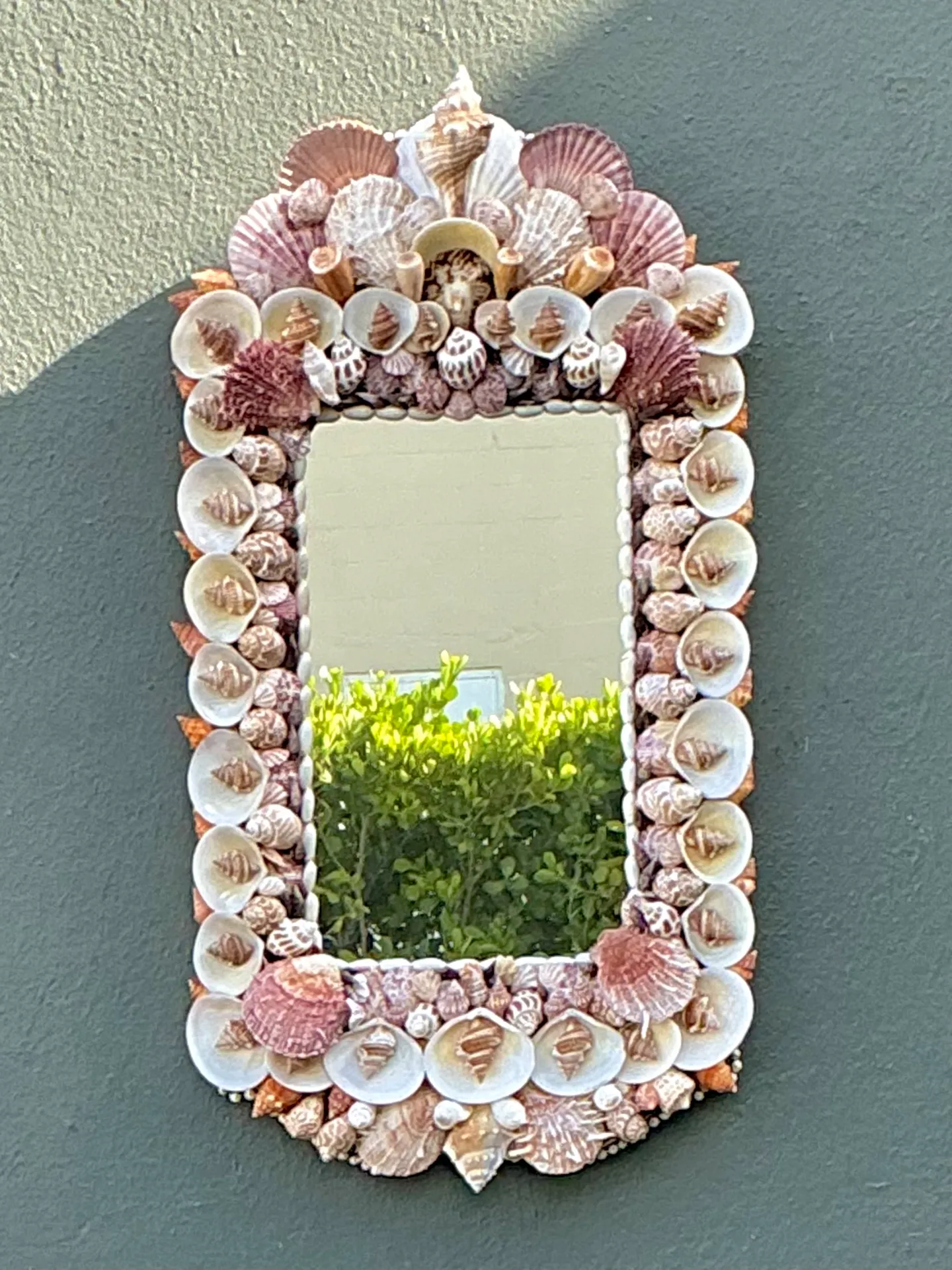 Vintage Shell Encrusted Mirror — additional photo 3