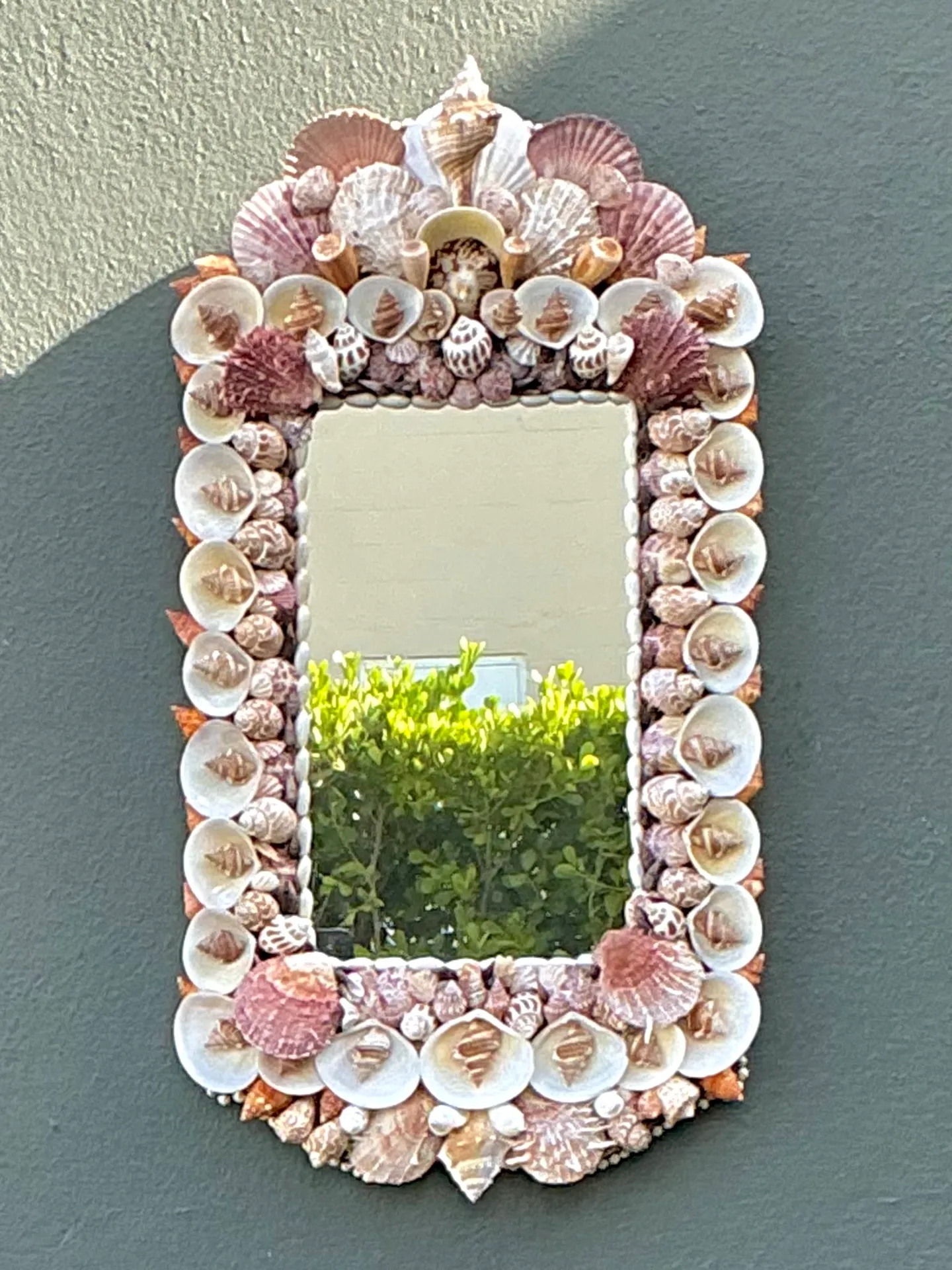 Vintage Shell Encrusted Mirror — additional photo 6
