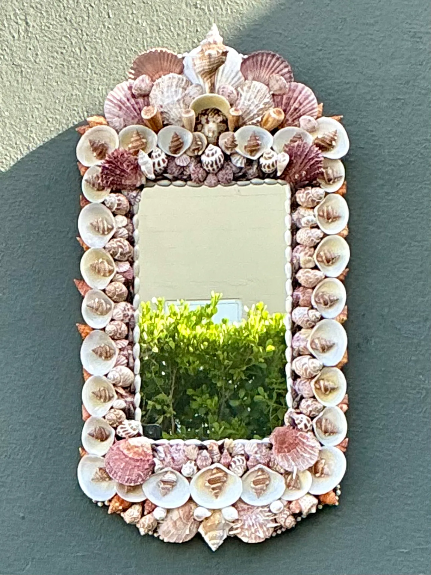 Vintage Shell Encrusted Mirror — additional photo 7