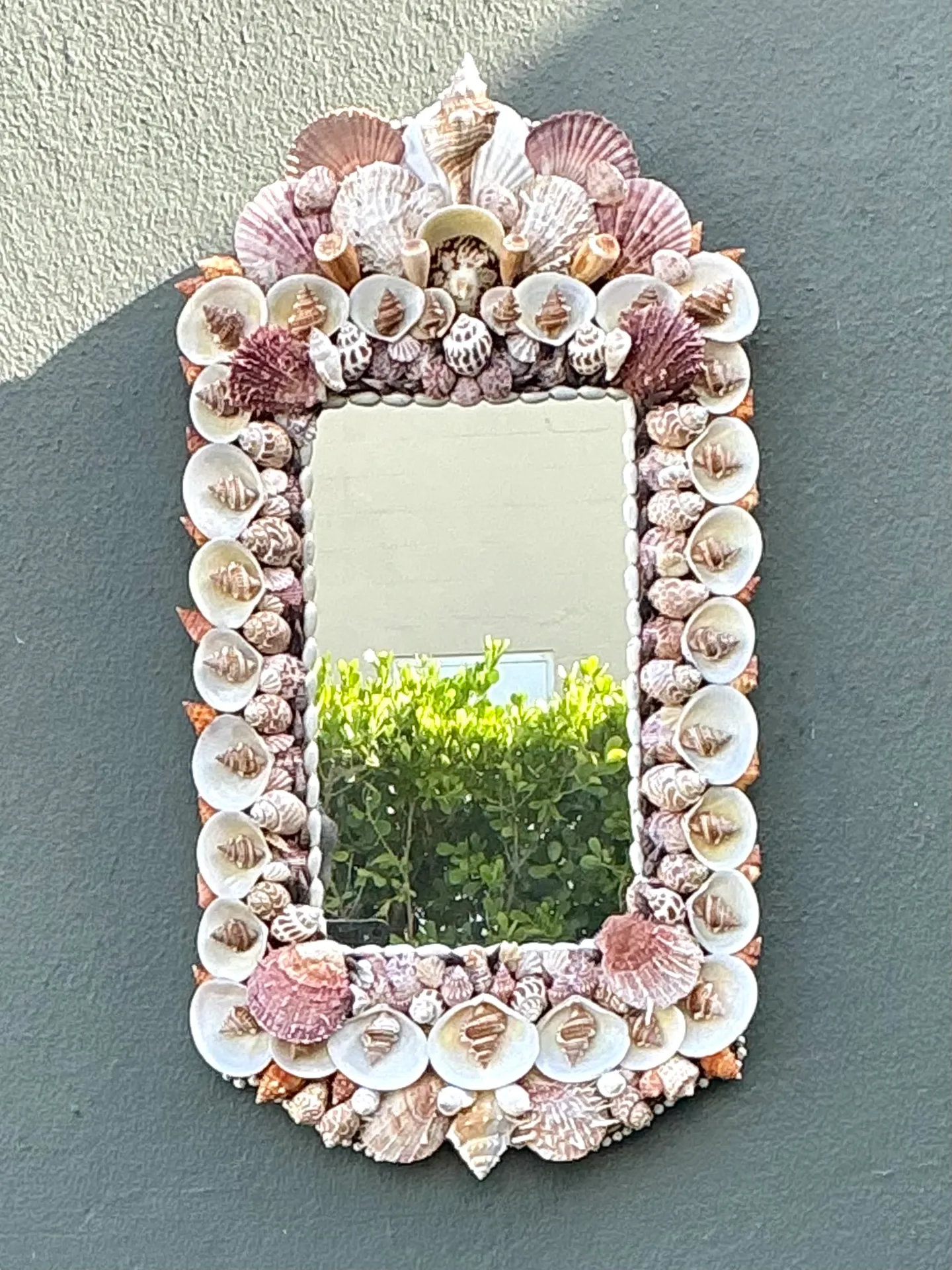 Vintage Shell Encrusted Mirror — additional photo 4