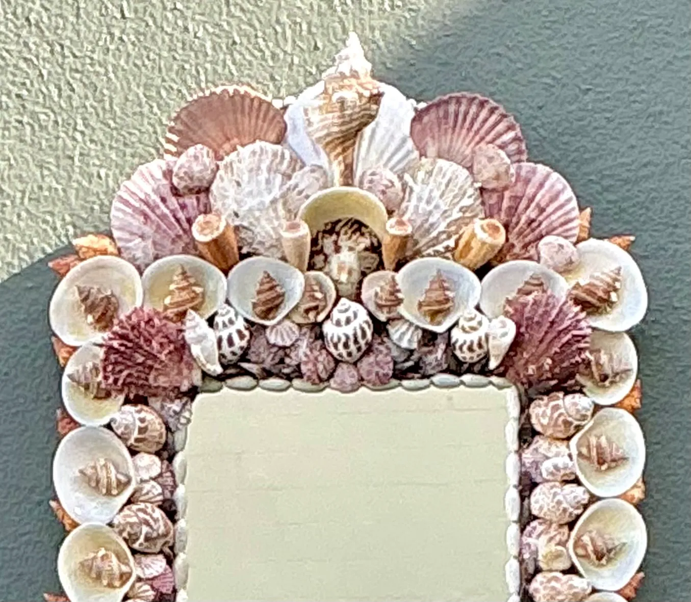 Vintage Shell Encrusted Mirror — additional photo 8