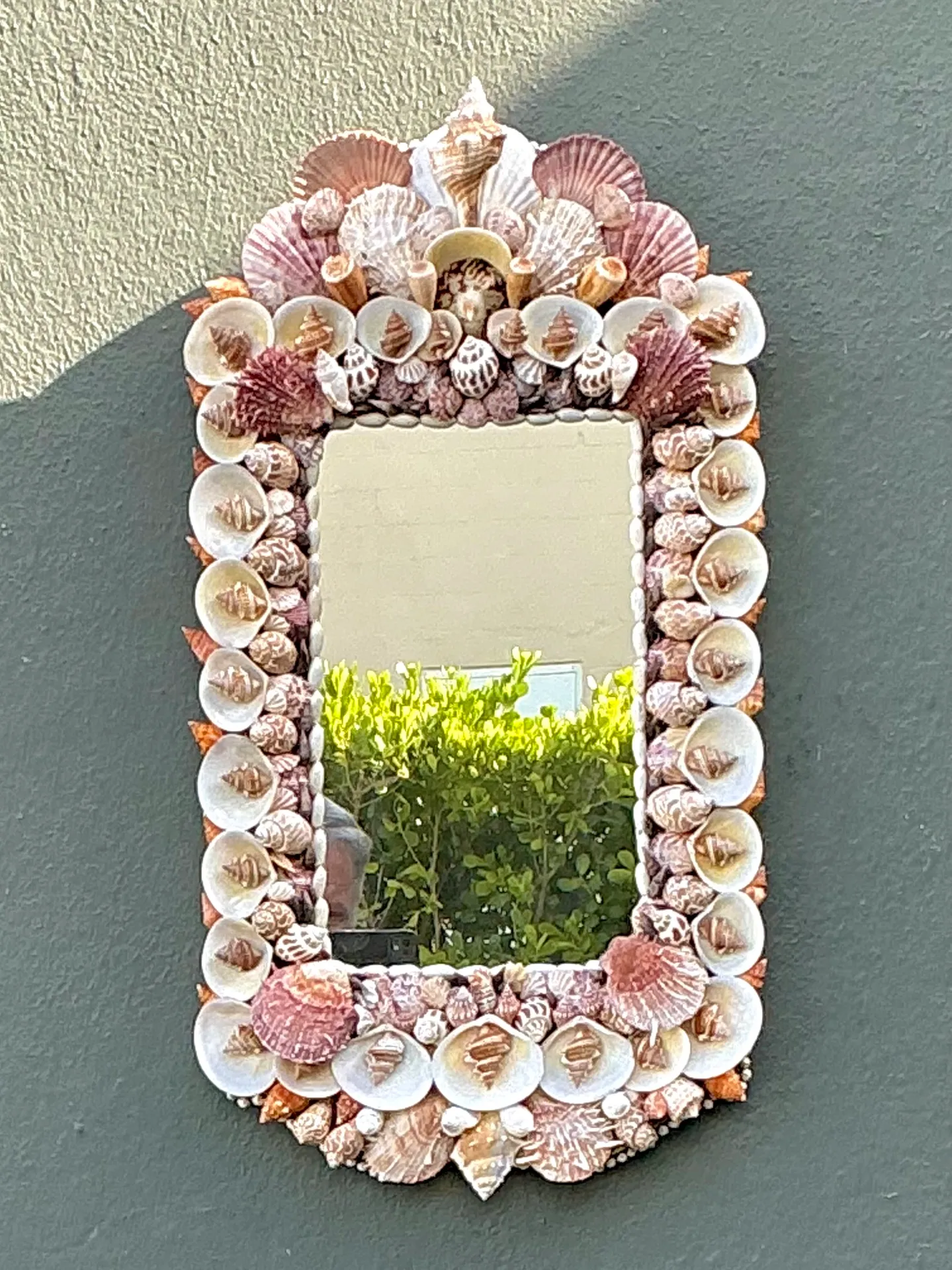 Vintage Shell Encrusted Mirror — additional photo 5