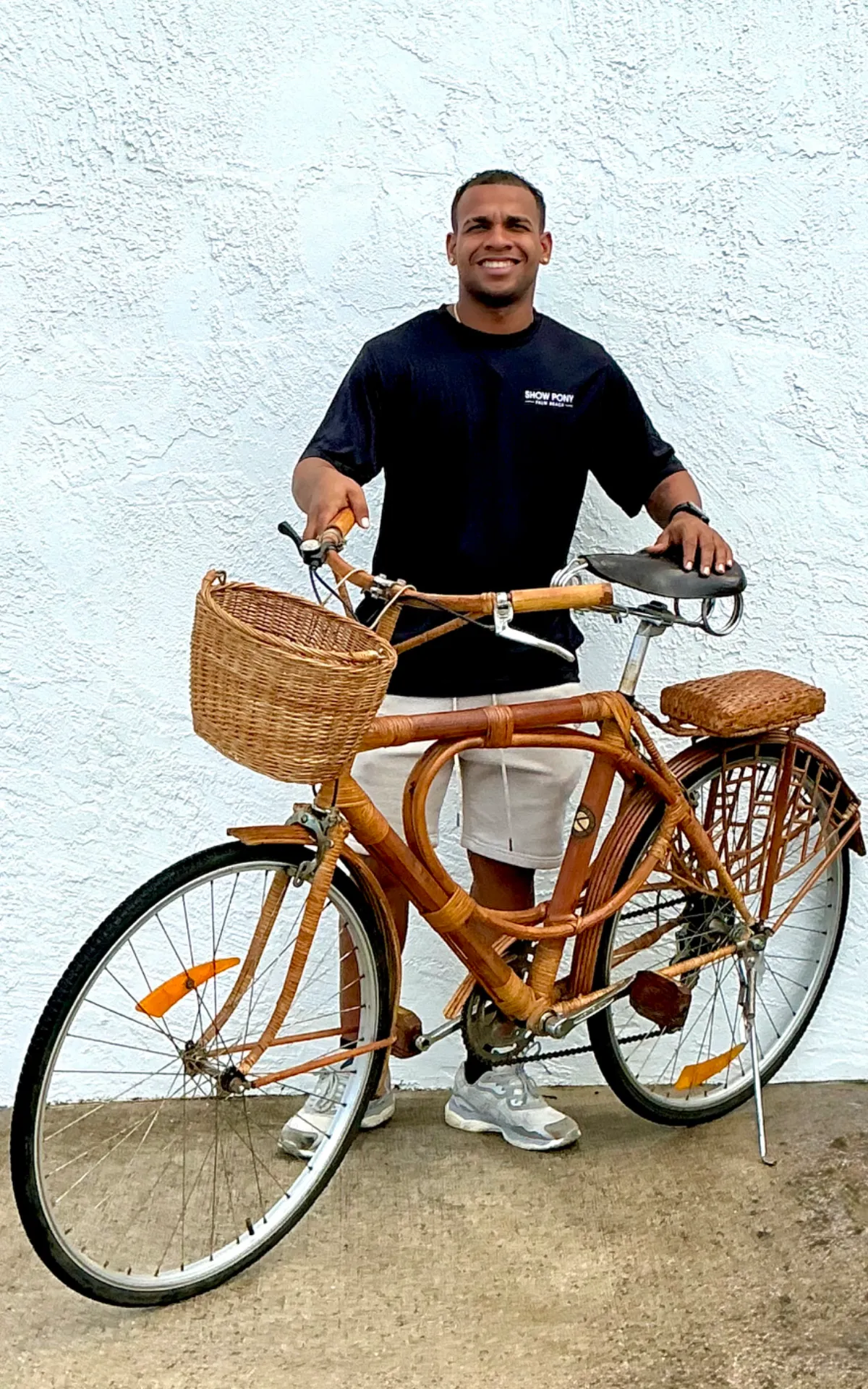 Vintage Bambooclette Rattan Bicycle — additional photo 3
