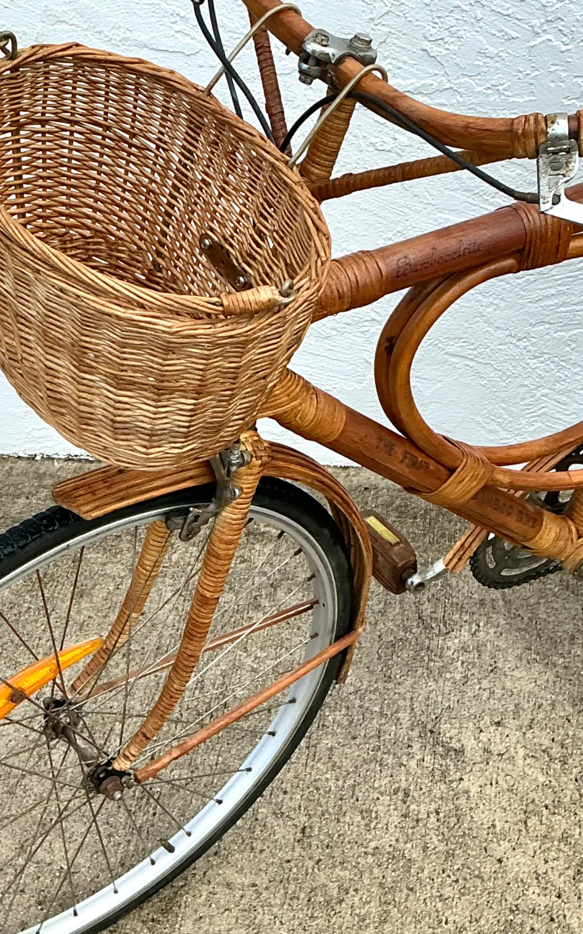 Vintage Bambooclette Rattan Bicycle — additional photo 1