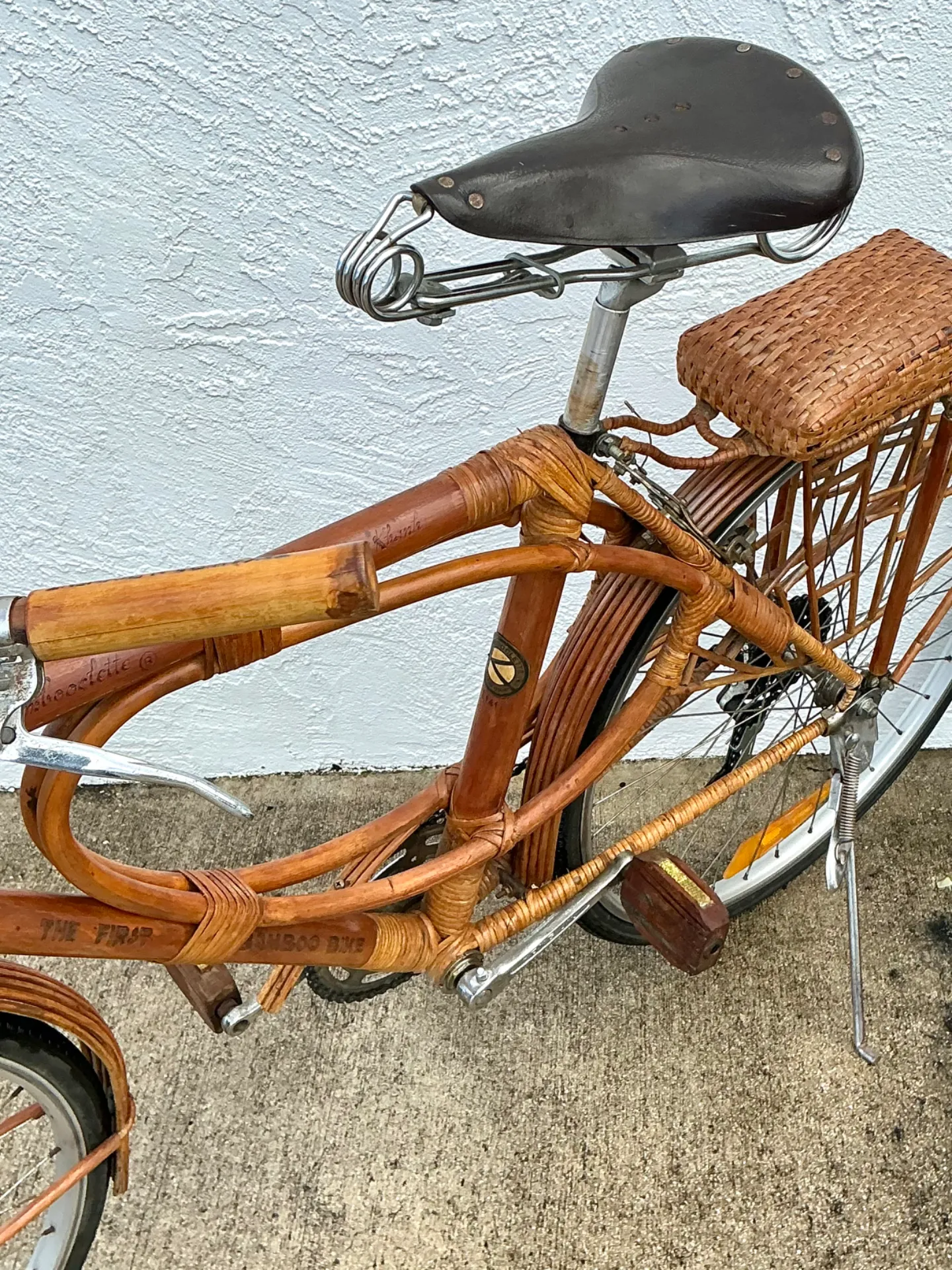 Vintage Bambooclette Rattan Bicycle — additional photo 7