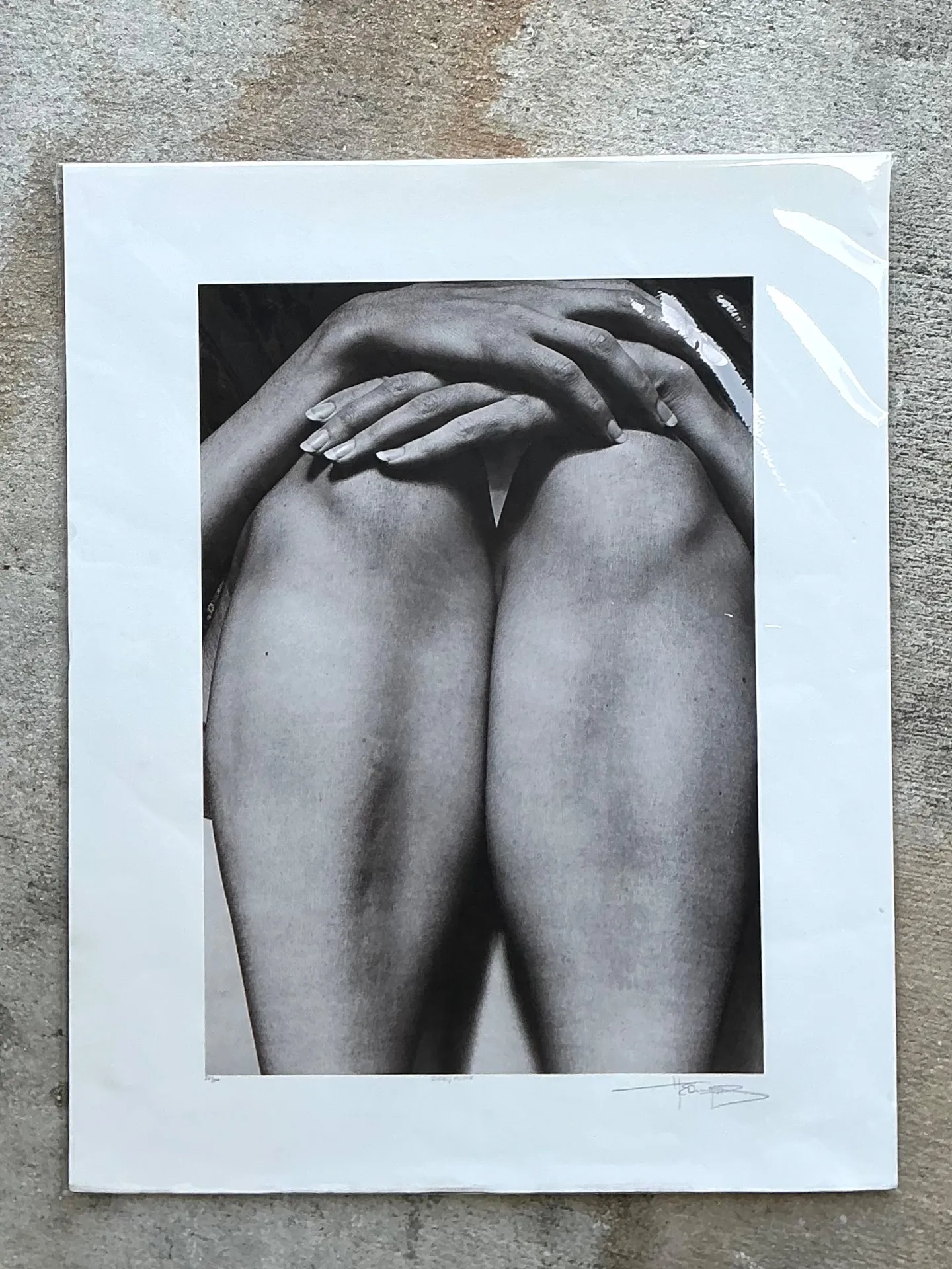 Vintage Signed Photographic Art Print — additional photo 1