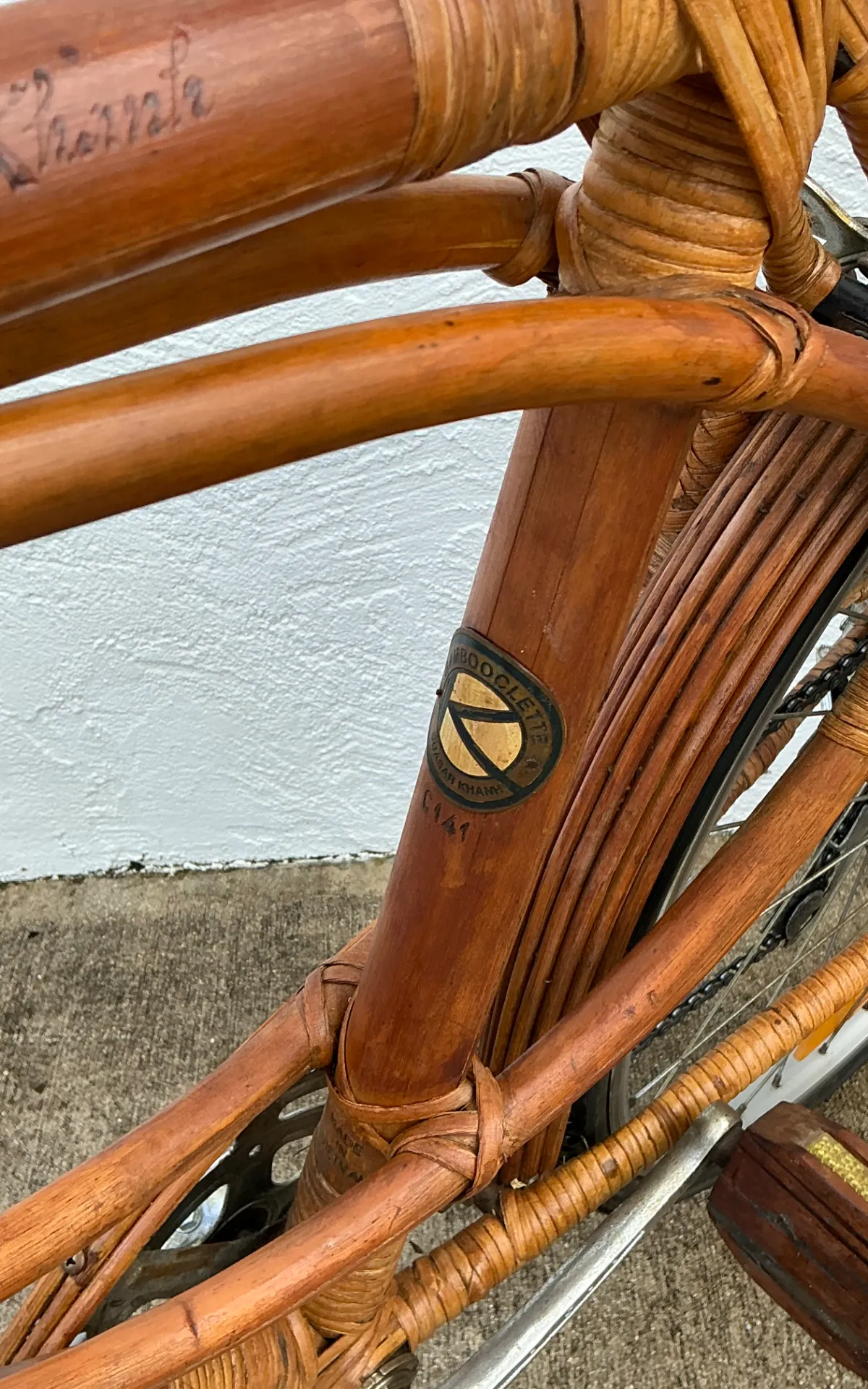 Vintage Bambooclette Rattan Bicycle — additional photo 6