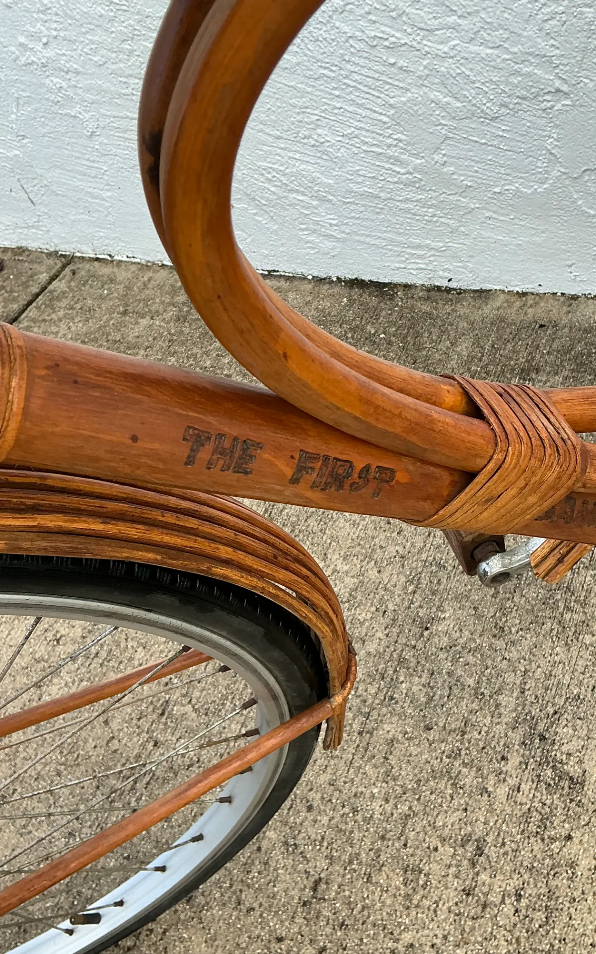 Vintage Bambooclette Rattan Bicycle — additional photo 8