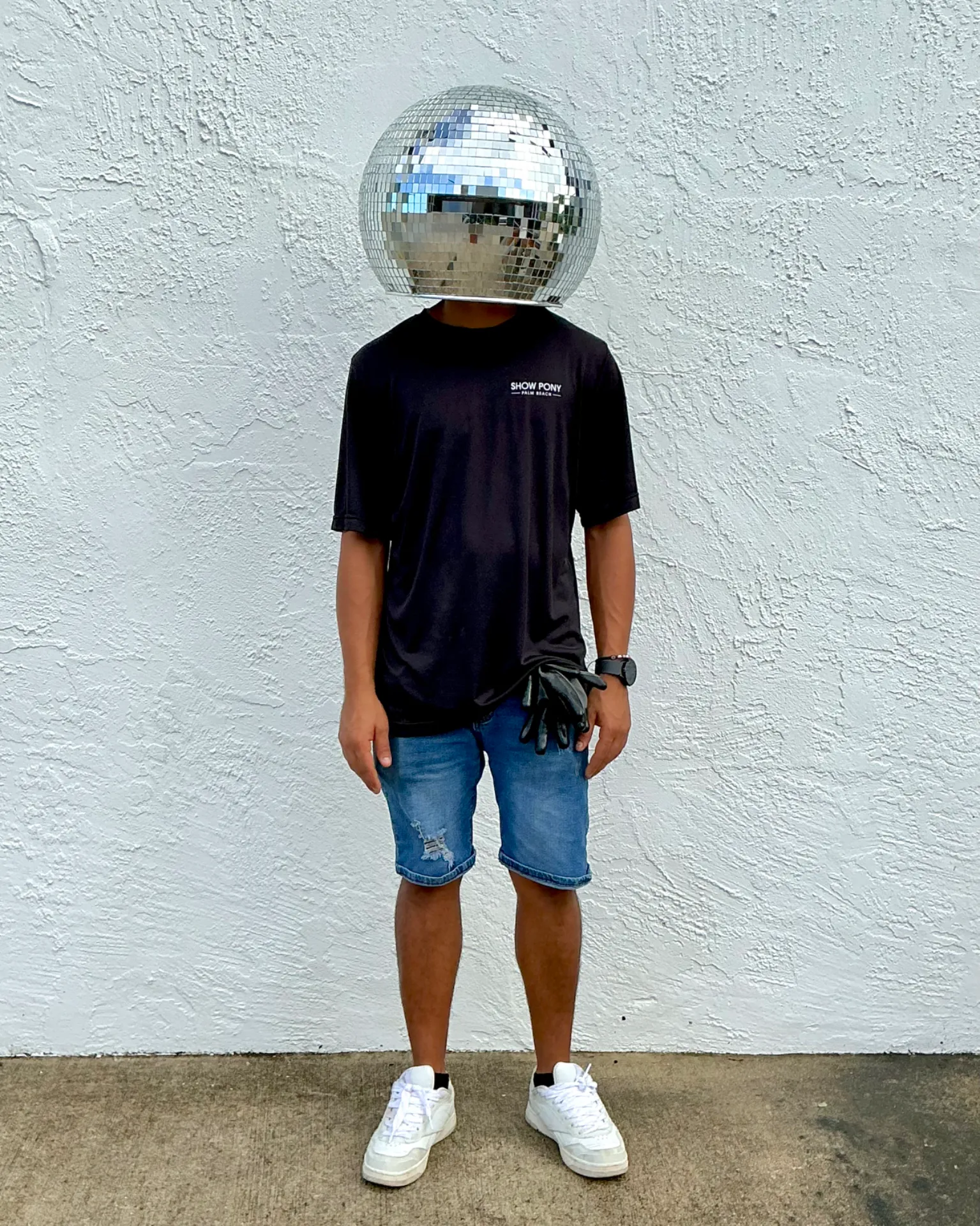 Vintage Mirrored Glass Disco Ball Helmet — additional photo 4