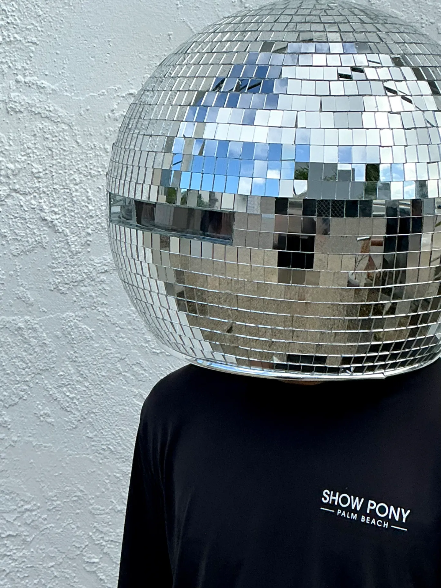 Vintage Mirrored Glass Disco Ball Helmet — additional photo 5