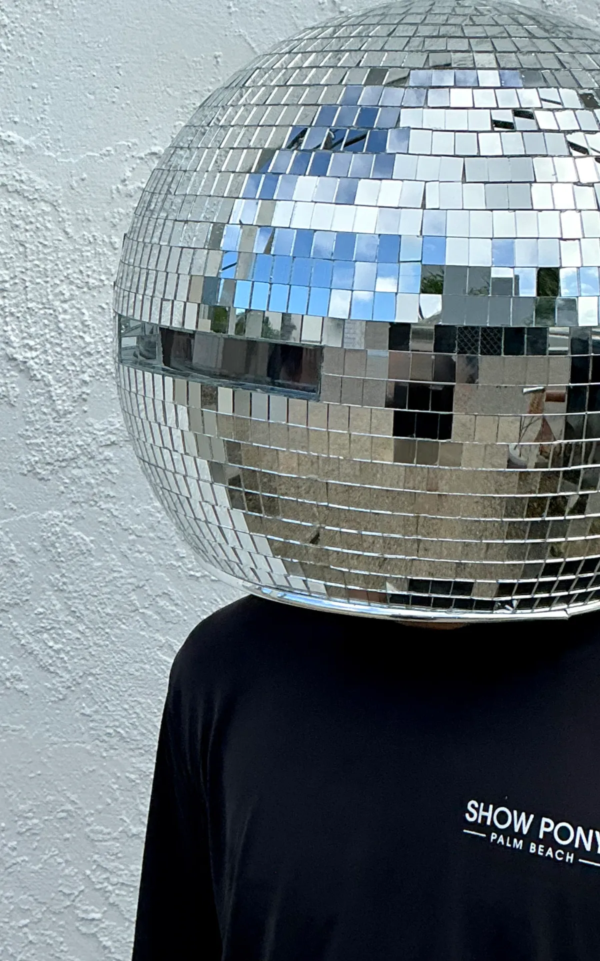 Vintage Mirrored Glass Disco Ball Helmet — additional photo 5