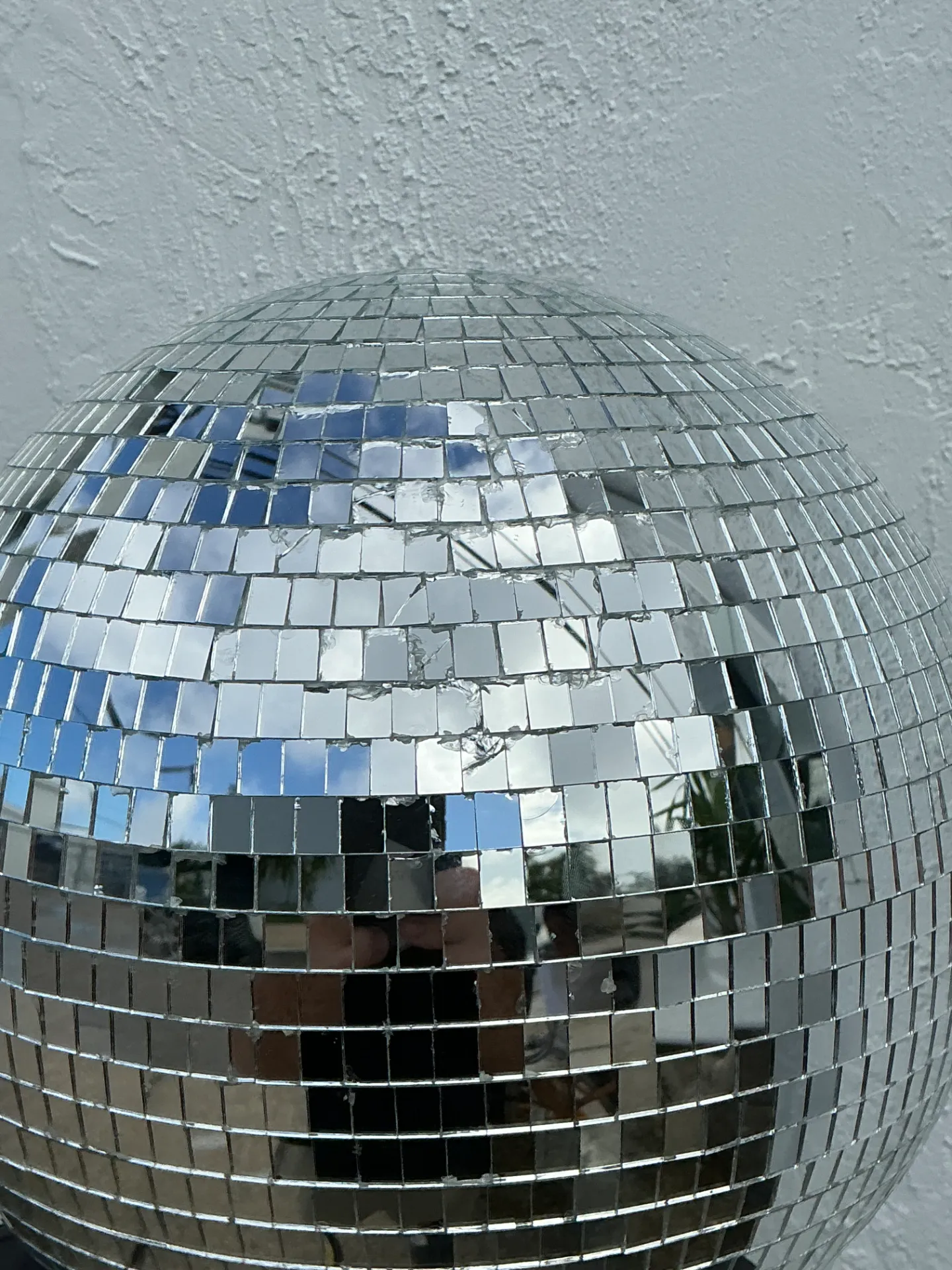 Vintage Mirrored Glass Disco Ball Helmet — additional photo 6