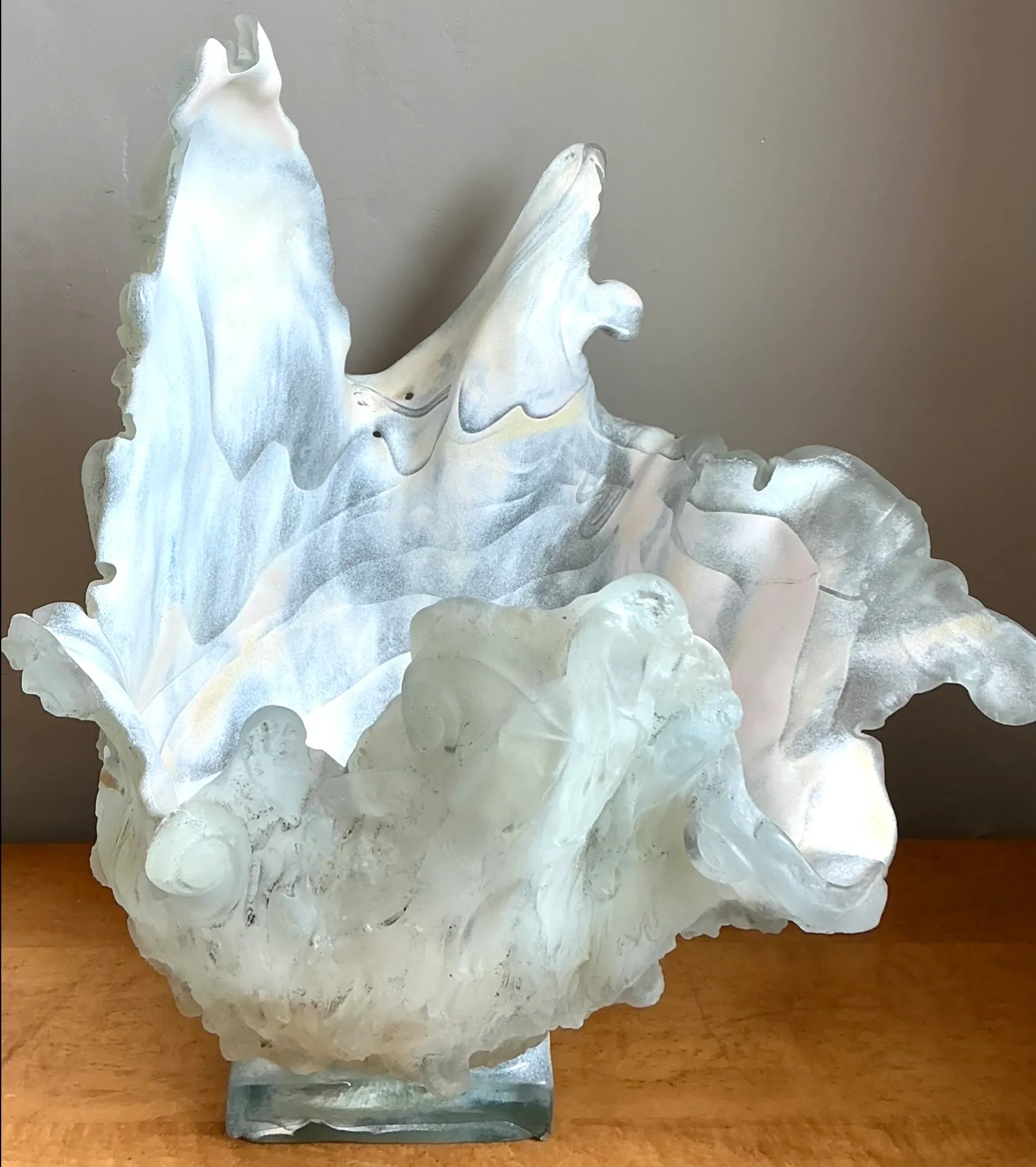 Vintage Abstract Glass Art Vase — additional photo 6