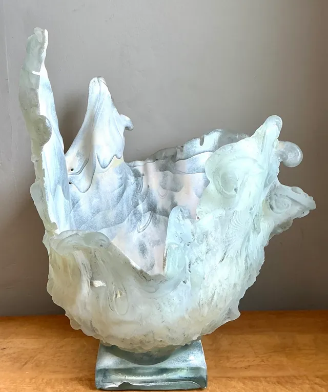 Vintage Abstract Glass Art Vase — additional photo 7
