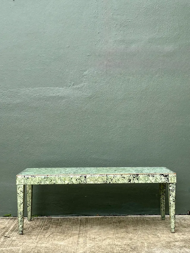 Vintage Hand Painted Eglomise Coffee Table — additional photo 7