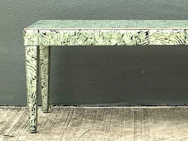 Vintage Hand Painted Eglomise Coffee Table — additional photo 1