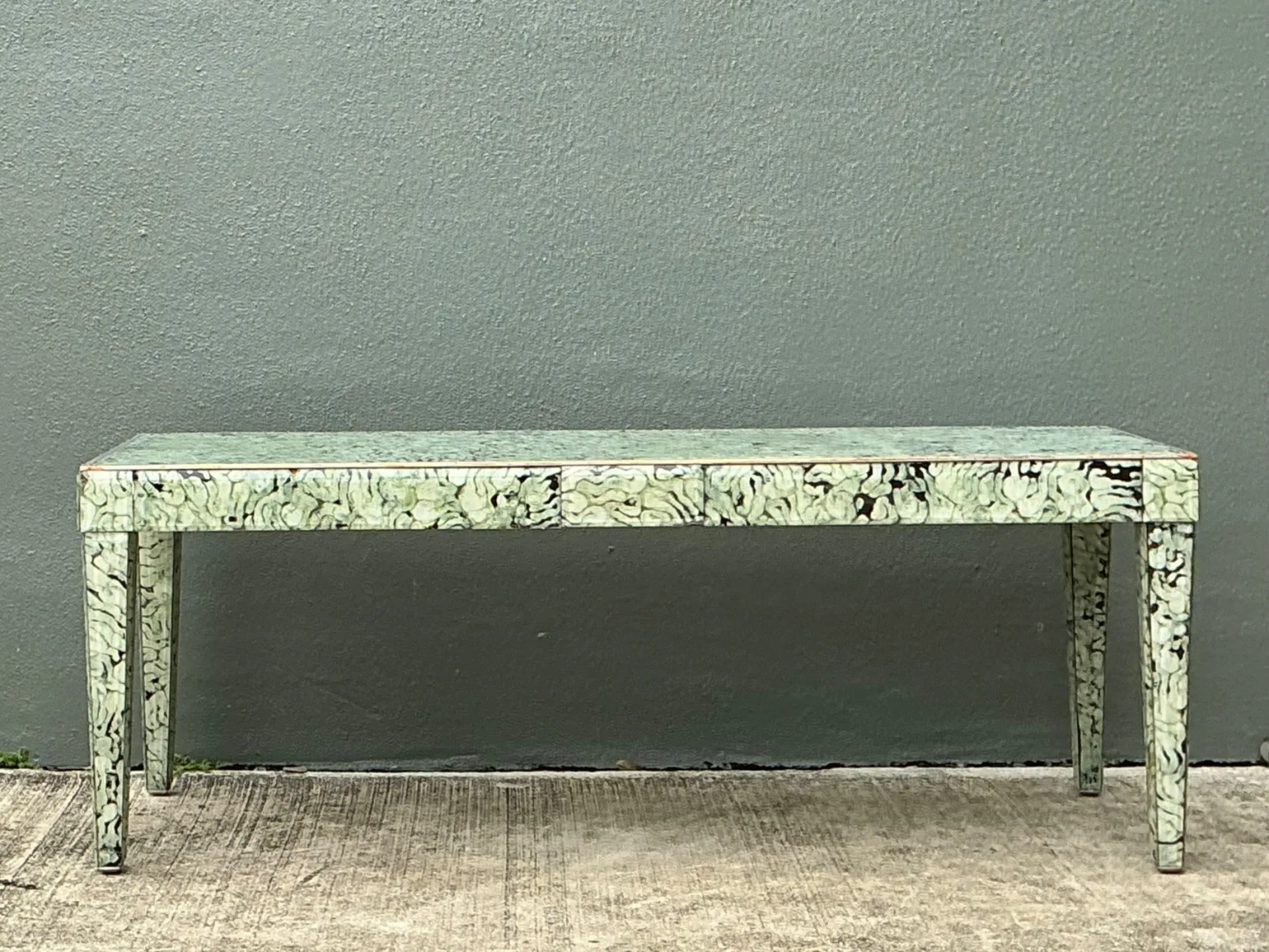 Vintage Hand Painted Eglomise Coffee Table  — additional photo 4