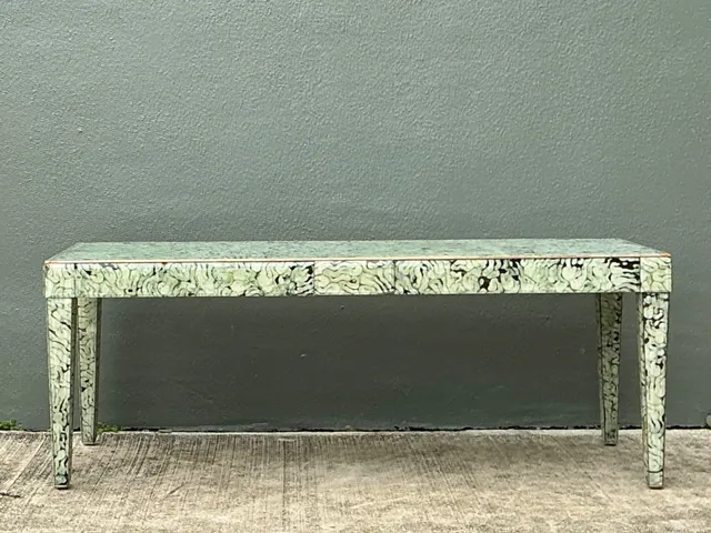 Vintage Hand Painted Eglomise Coffee Table — additional photo 4