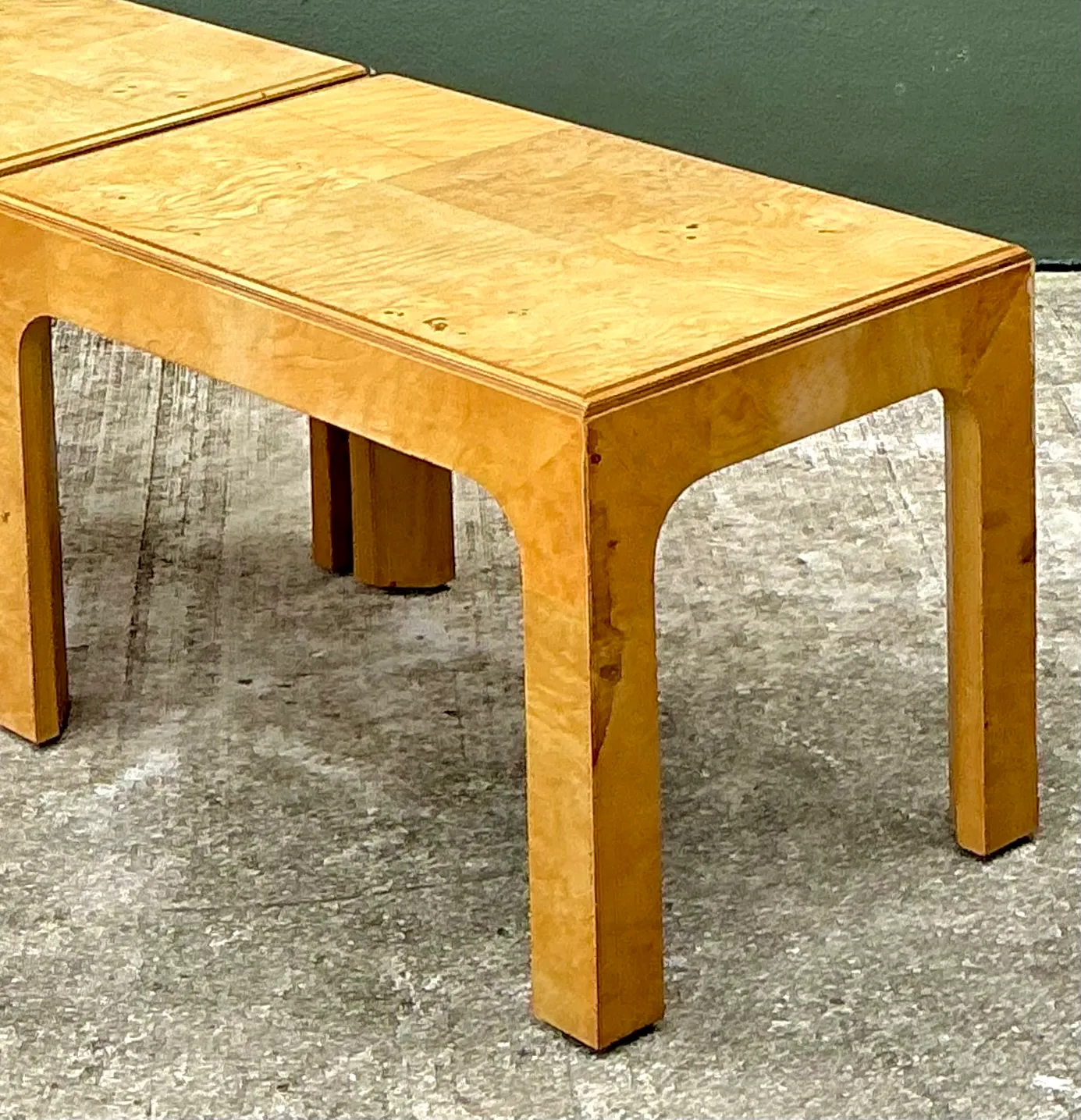 Vintage Burl Wood Side Tables - Pair — additional photo 8