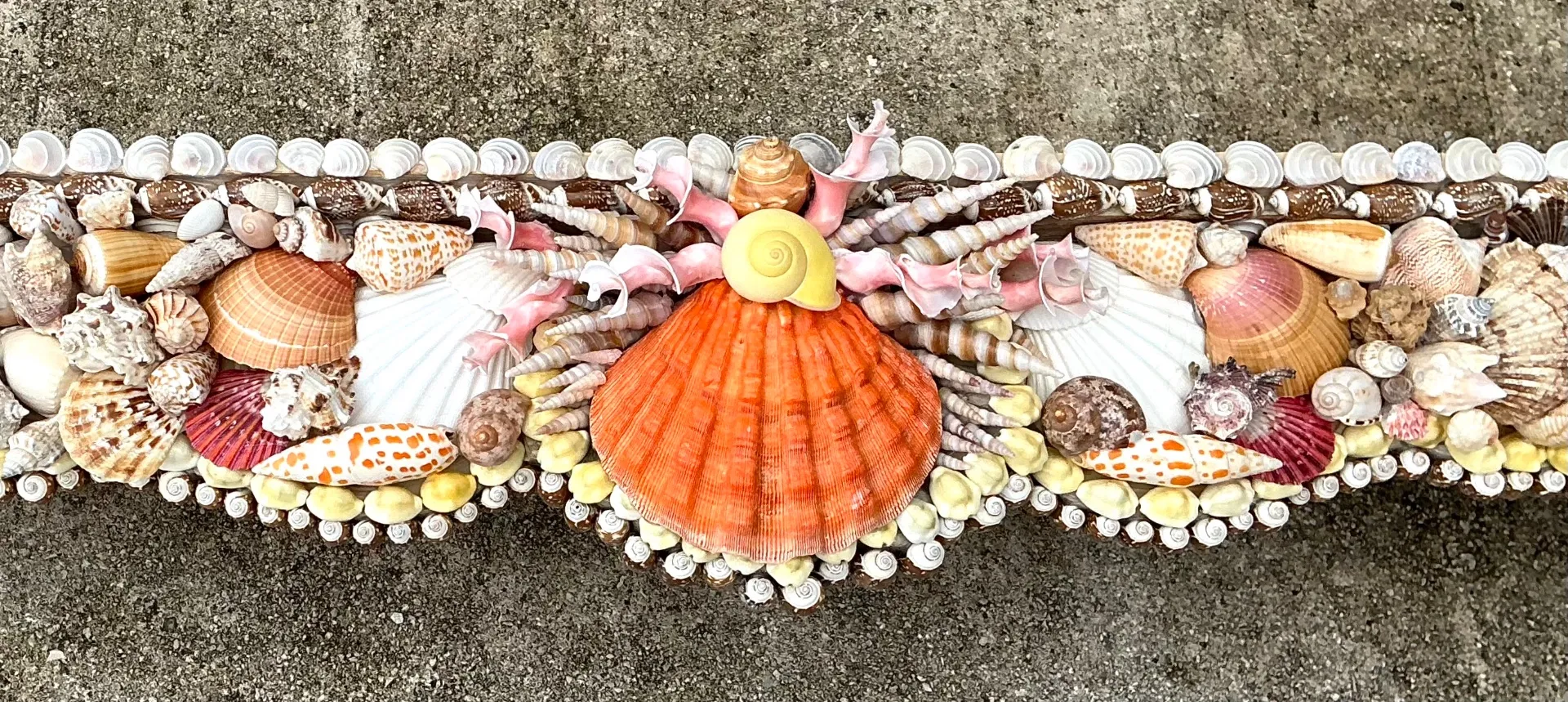 Vintage Shell Encrusted Wall Shelf — additional photo 5
