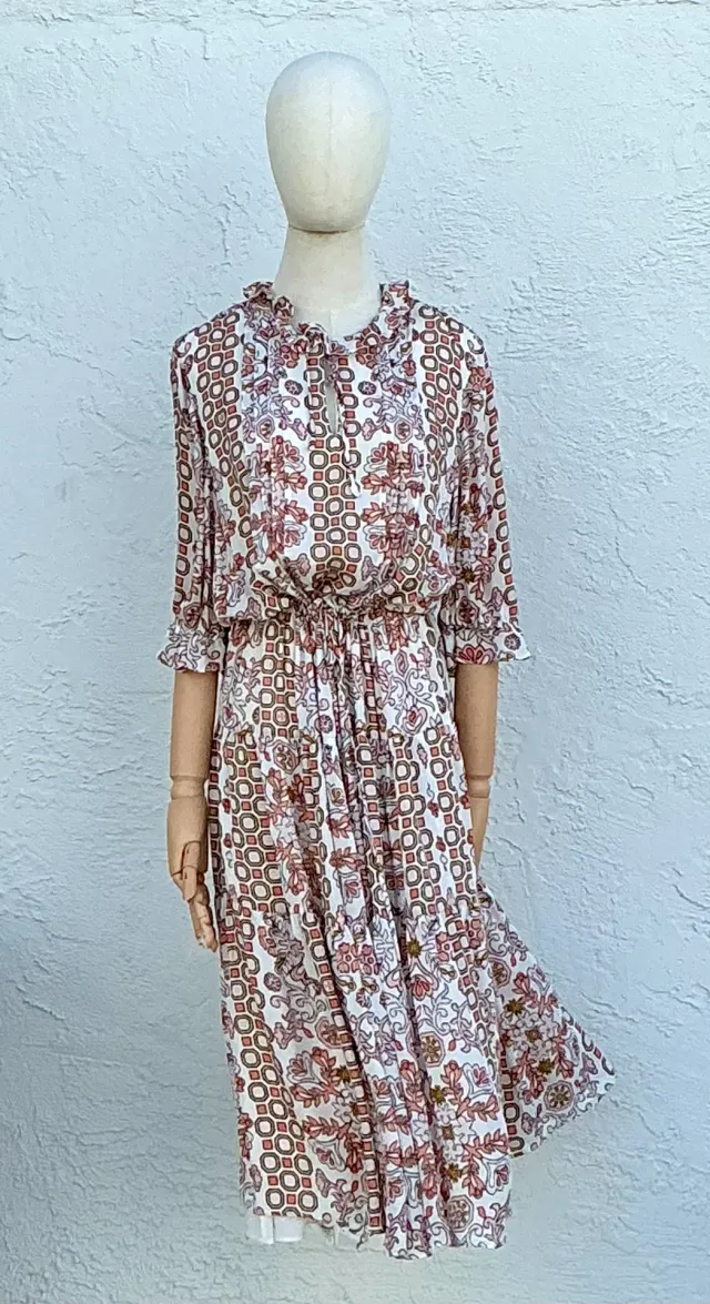 Tory Burch Silk Printed Dress — additional photo 6