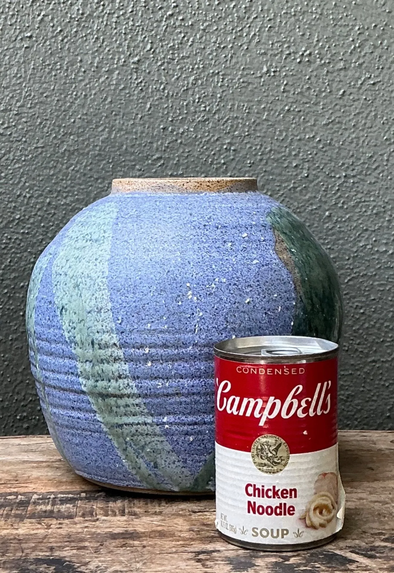 Vintage Drip Glaze Ceramic Vase — additional photo 2