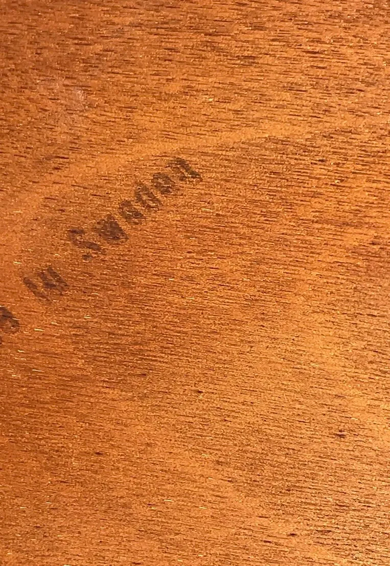 Vintage MCM Swedish Yngve Ekstrom Teak Surfboard Coffee Table — additional photo 8