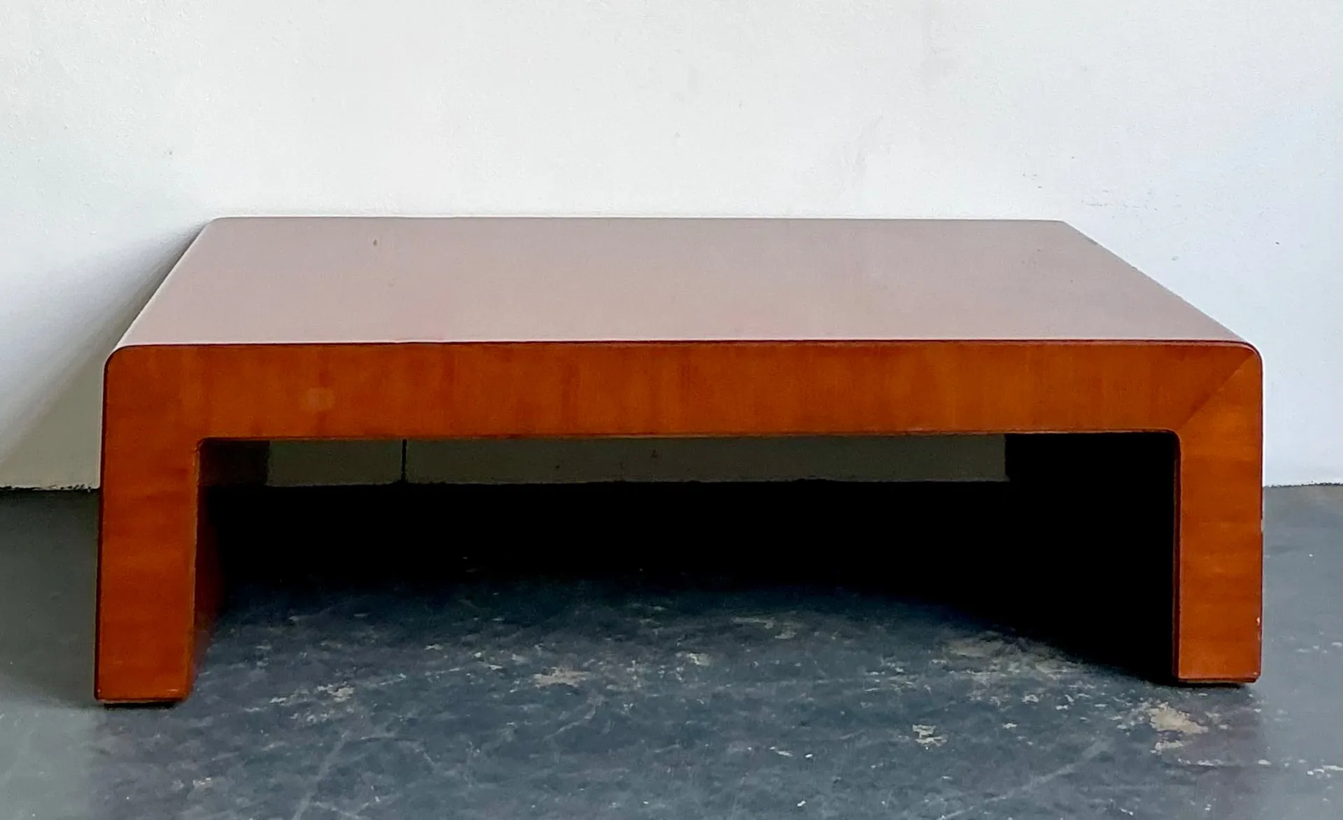 Vintage Ralph Lauren “Dalton” Waterfall Wood Coffee Table — additional photo 7