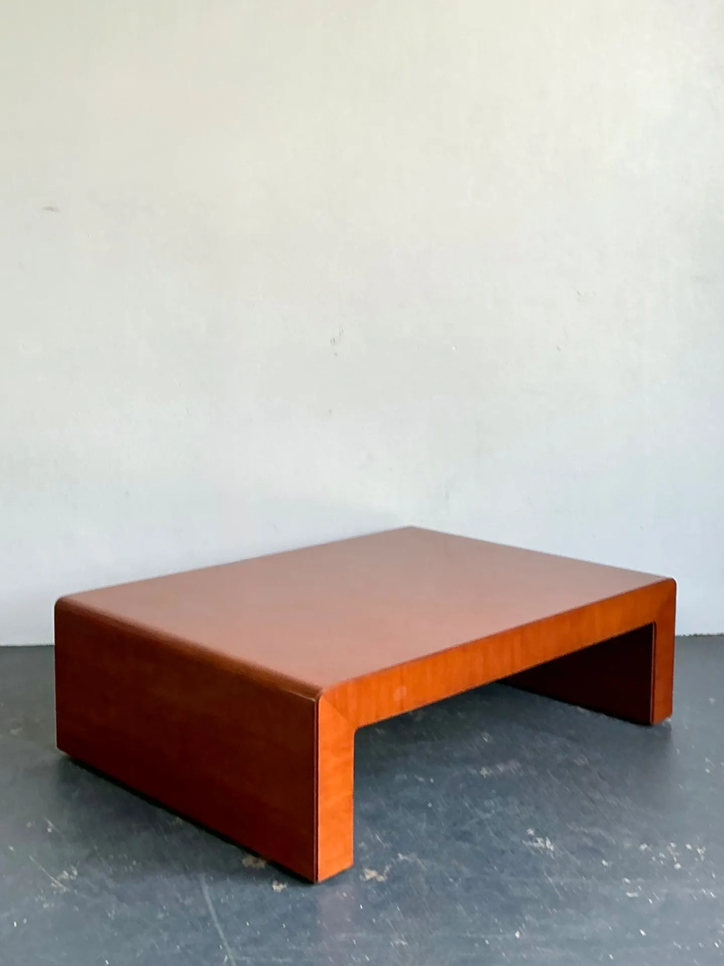 Vintage Ralph Lauren “Dalton” Waterfall Wood Coffee Table — additional photo 4