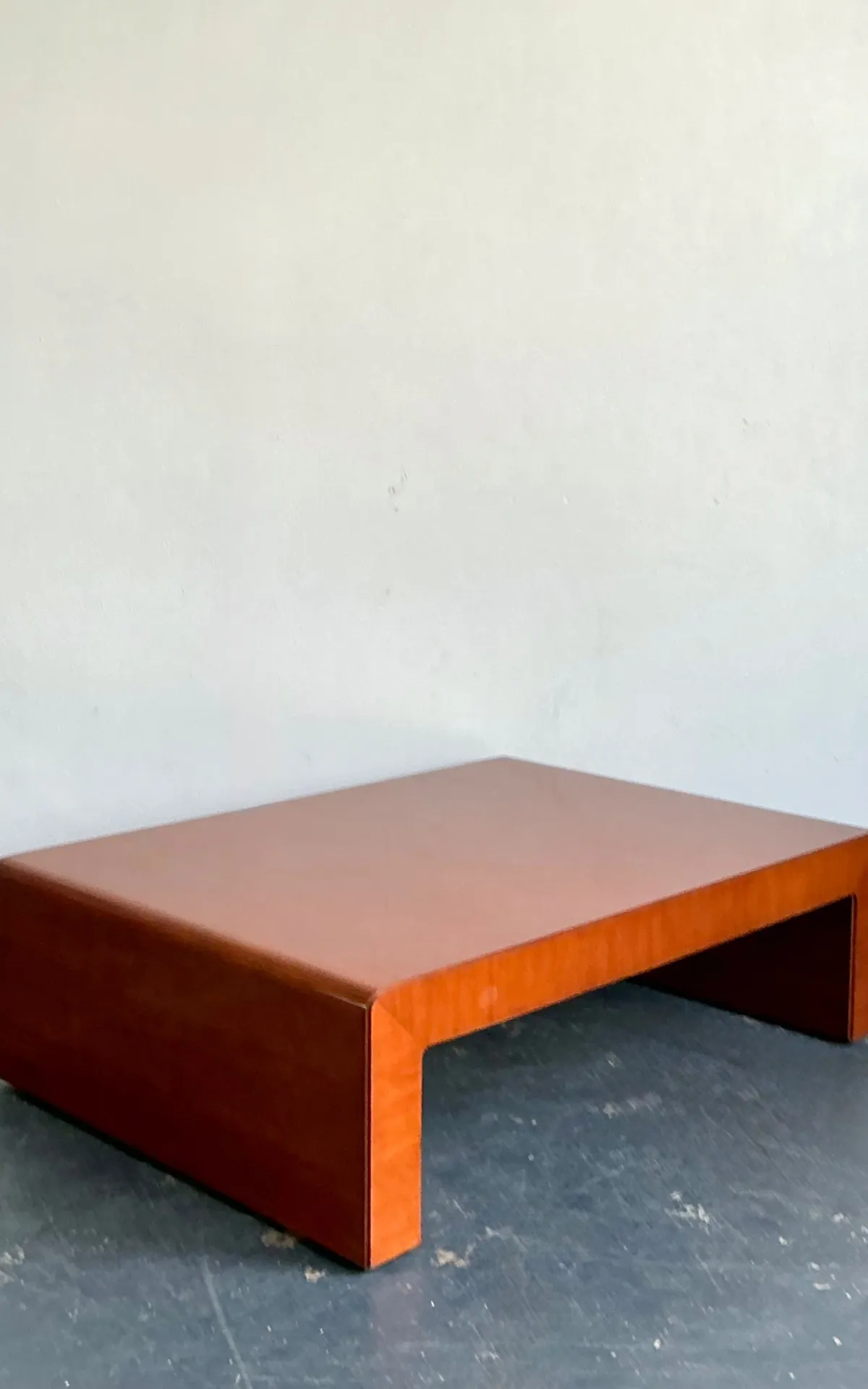 Vintage Ralph Lauren “Dalton” Waterfall Wood Coffee Table — additional photo 4