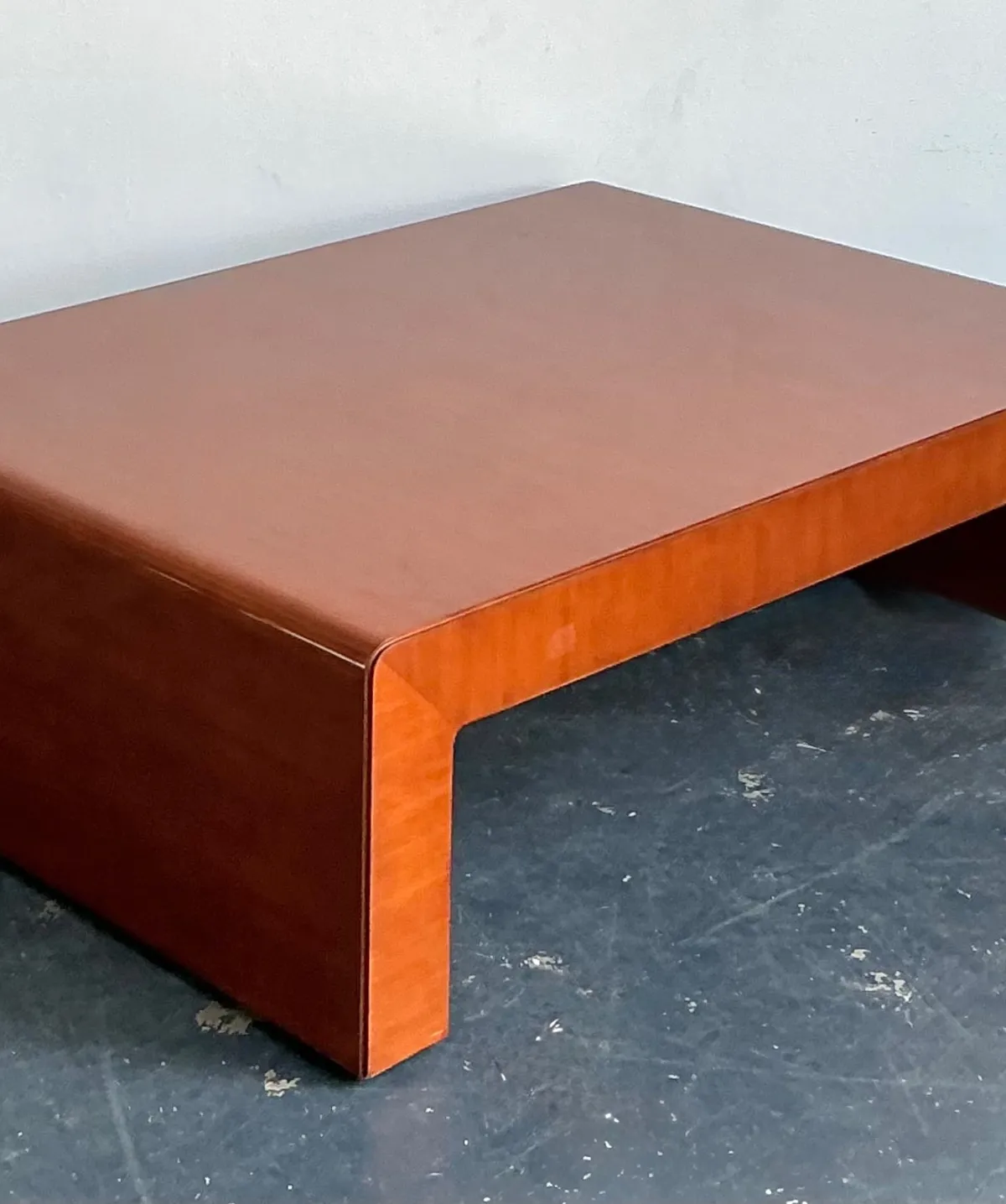 Vintage Ralph Lauren “Dalton” Waterfall Wood Coffee Table — additional photo 5