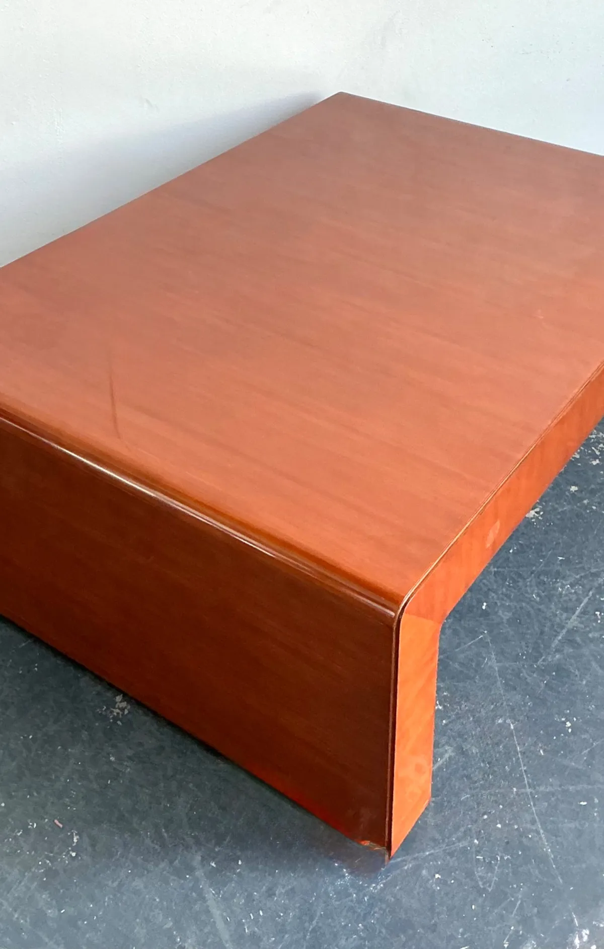 Vintage Ralph Lauren “Dalton” Waterfall Wood Coffee Table — additional photo 8